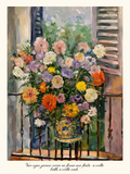 Imprimé floral pour fenêtre