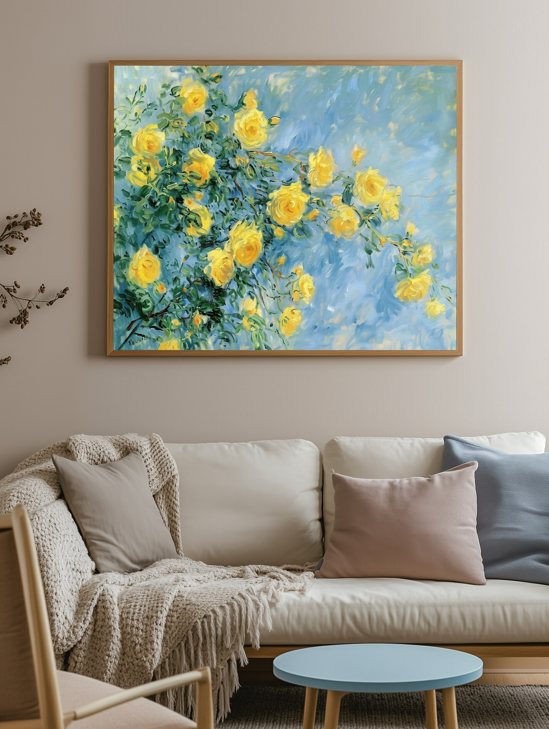 Yellow Flowers Print