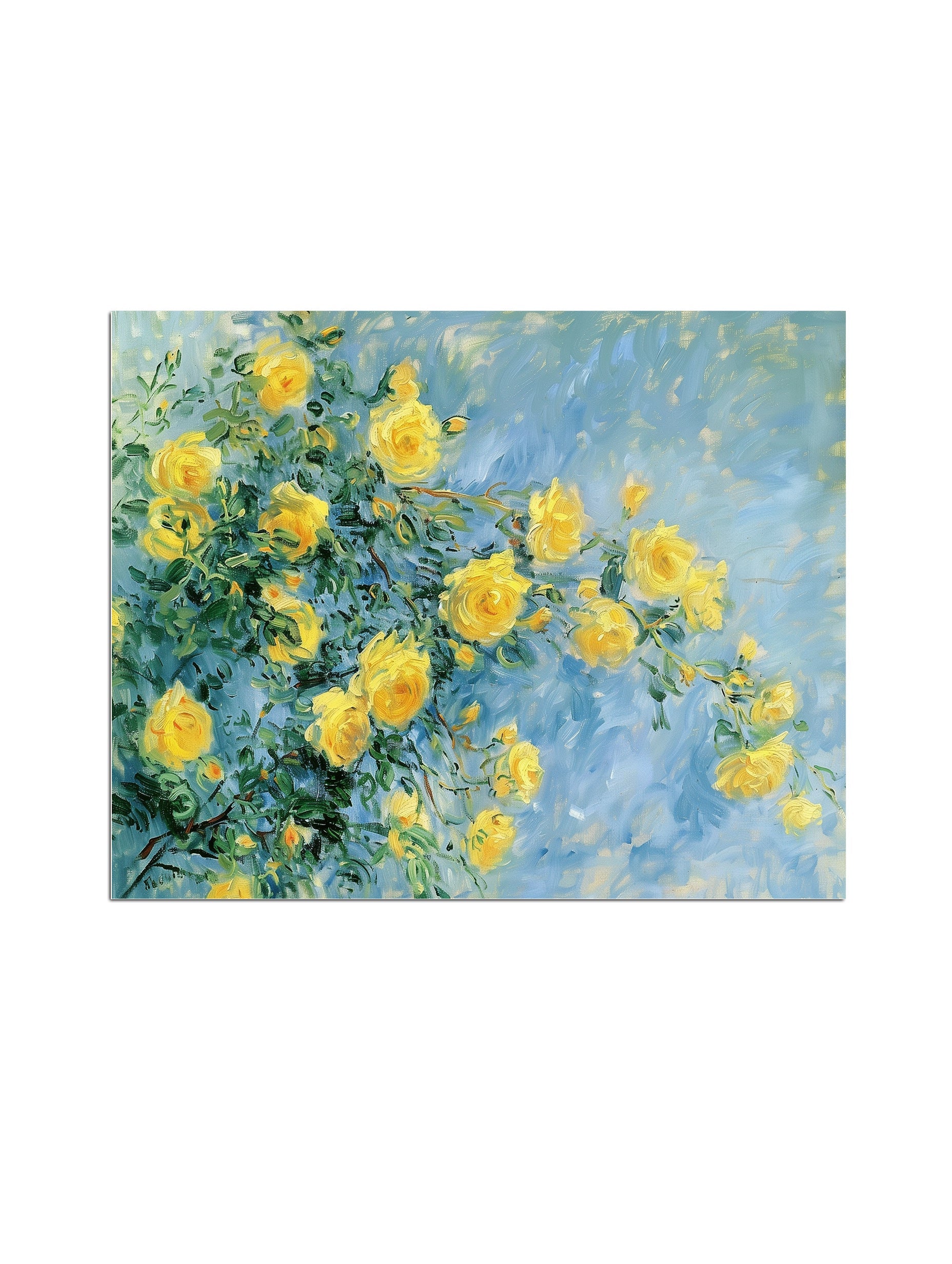 Yellow Flowers Print
