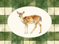 Imprimé à carreaux de cerf
