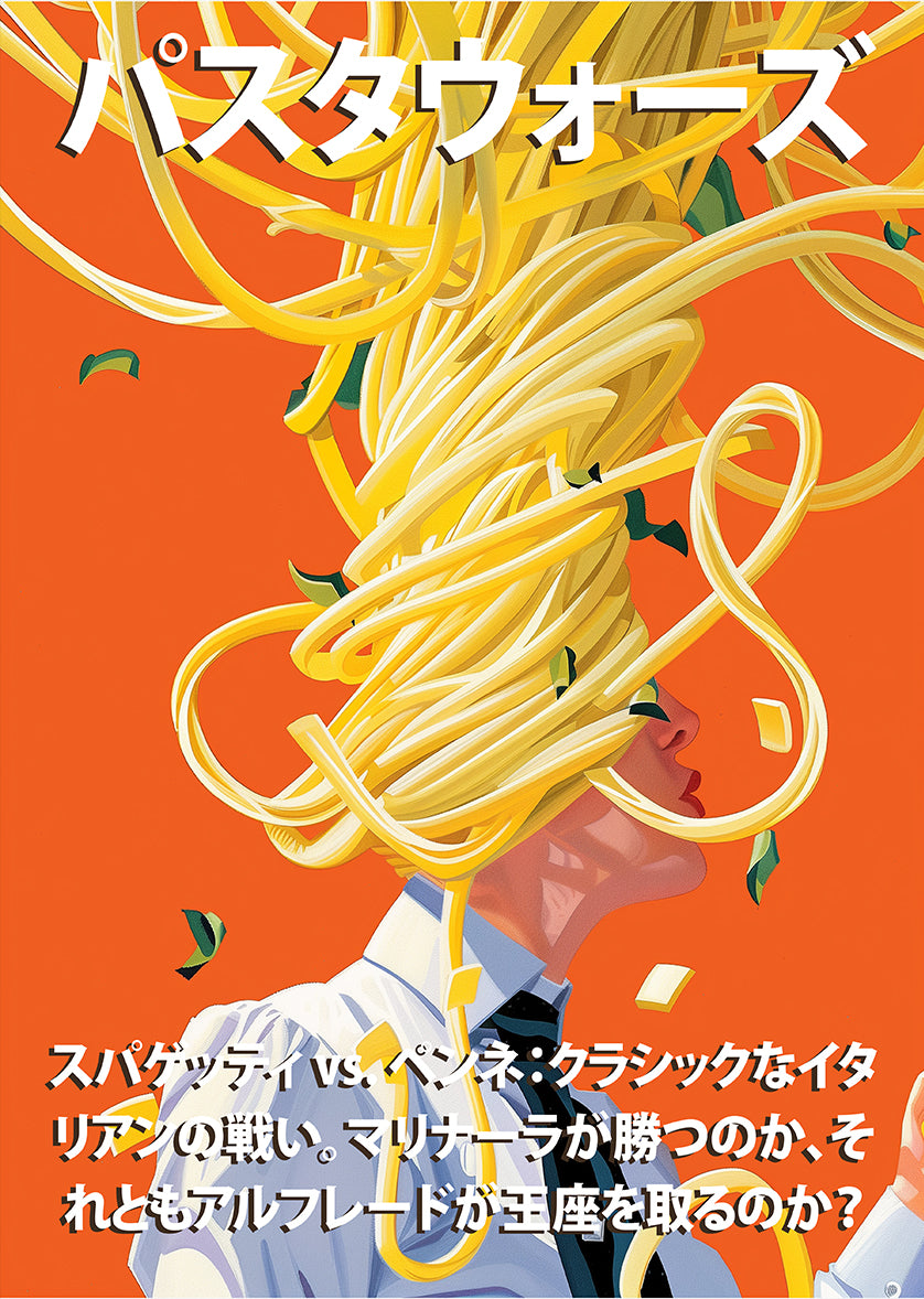 Surreal Pasta Battle Art Print