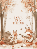 Impression de la forêt d'amour