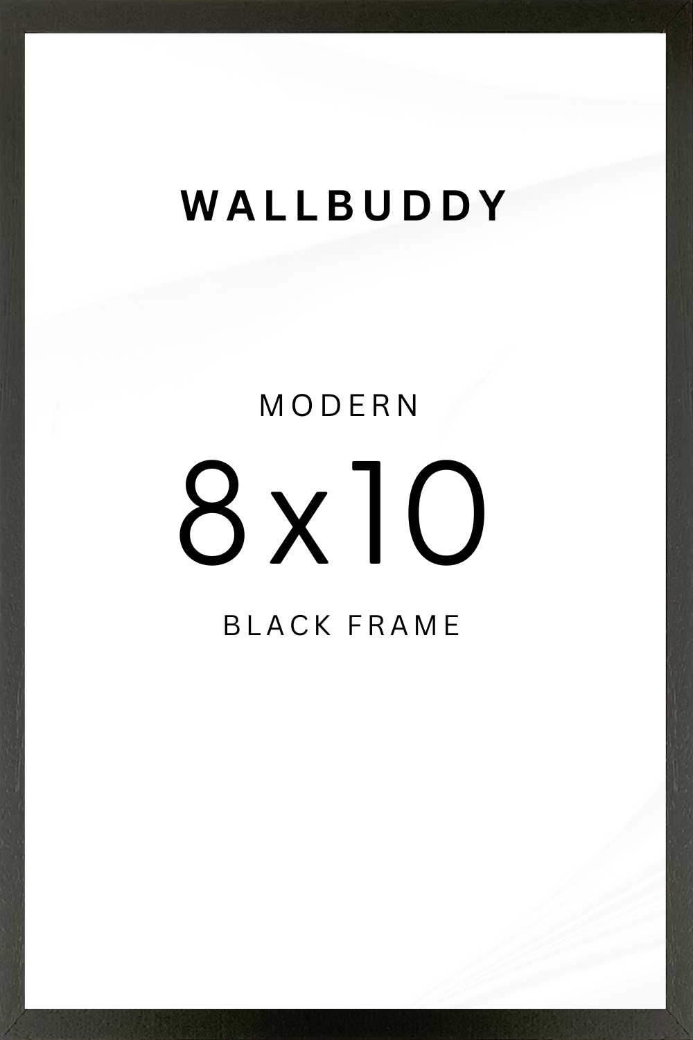 8" x 10" Modern Black Frame