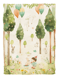 Impression de la forêt de ballons
