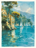 Impression du port côtier