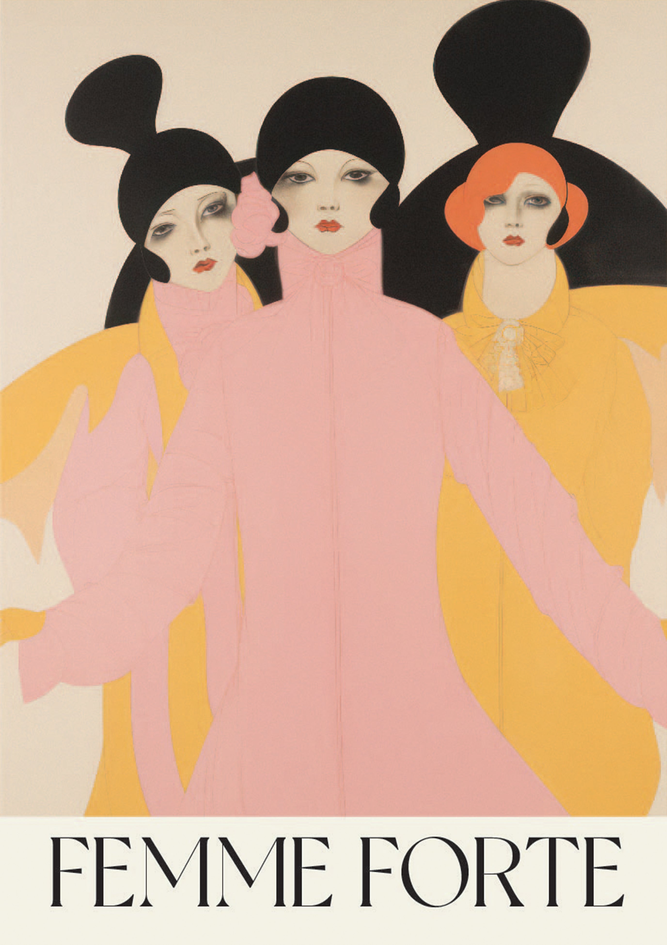 Ladies French Fashion Art