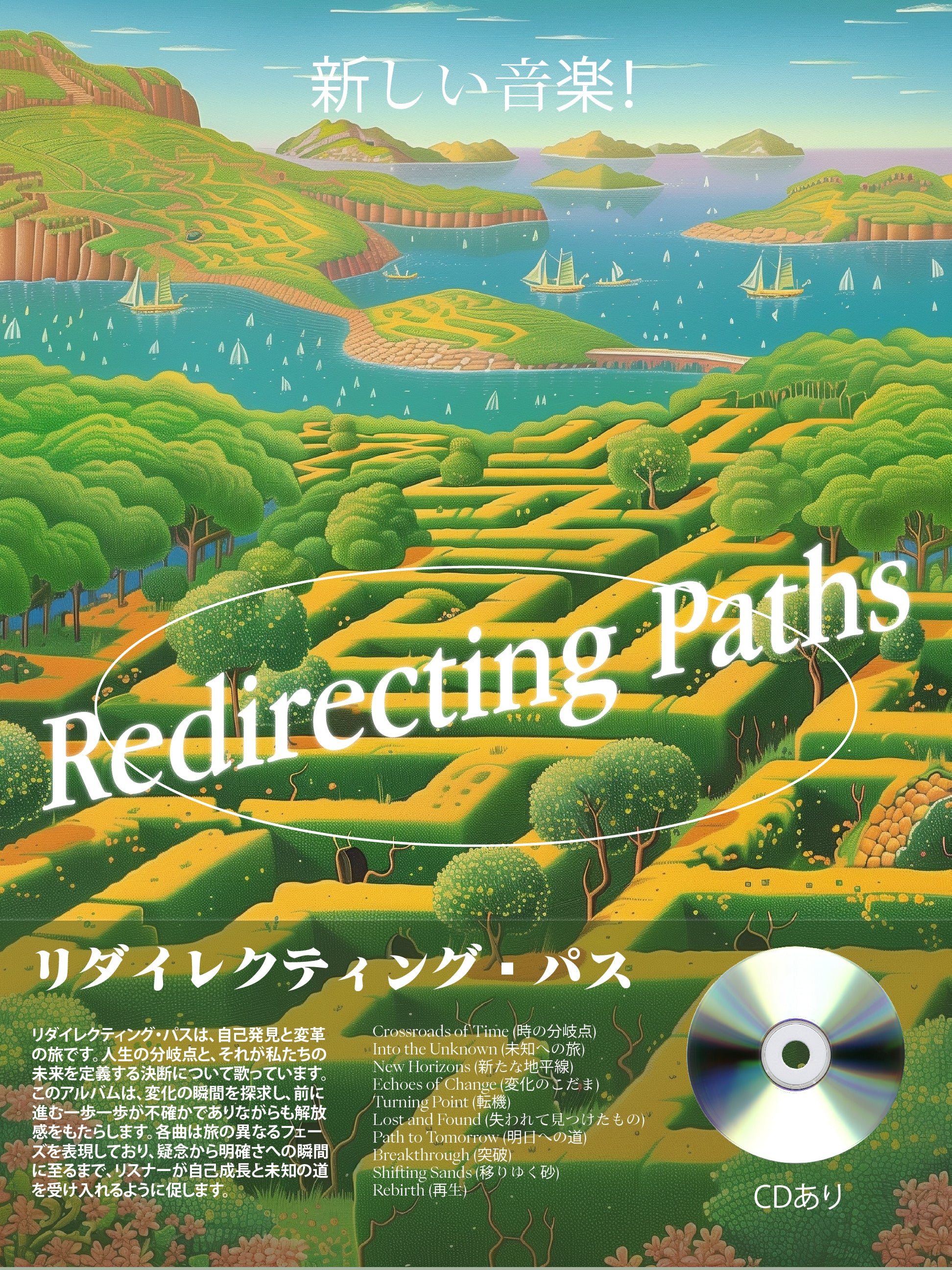 Redirecting Paths Wall Art – Tranquil Landscape Poster – Premium Print