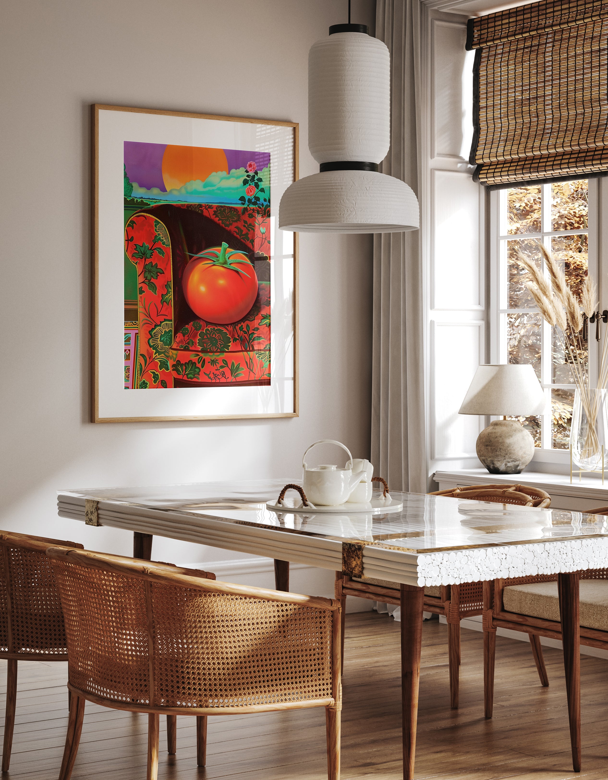 Surreal Tomato Lounge Print