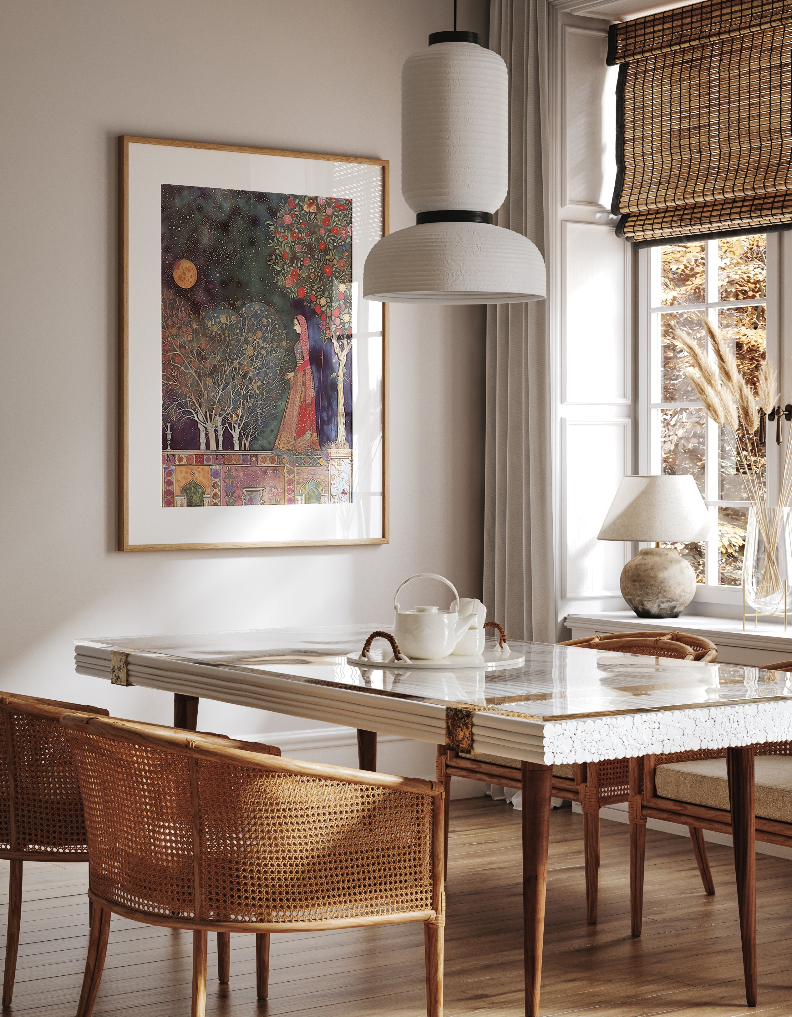 Persian Night Garden Art Print