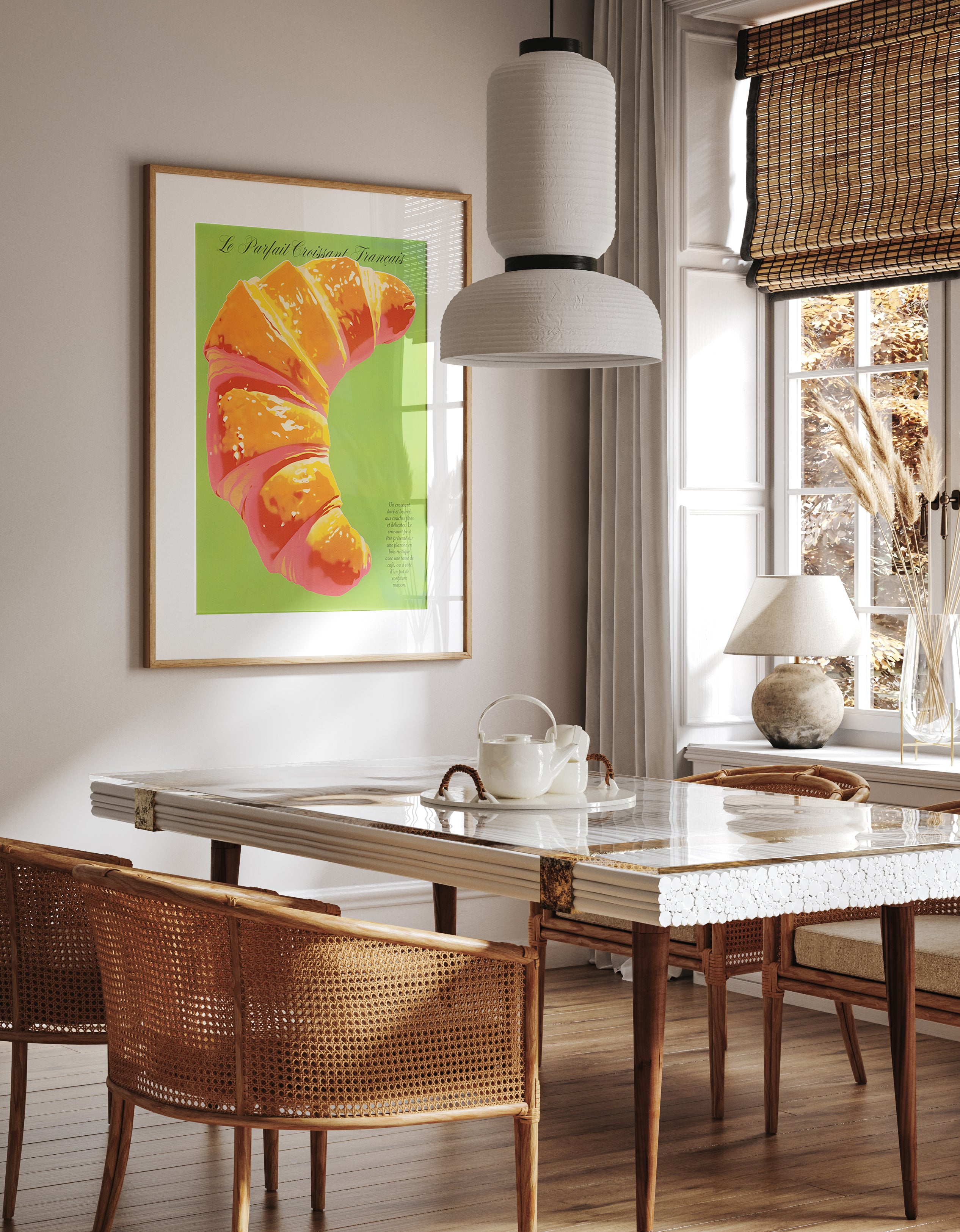 French Croissant Gourmet Art Print