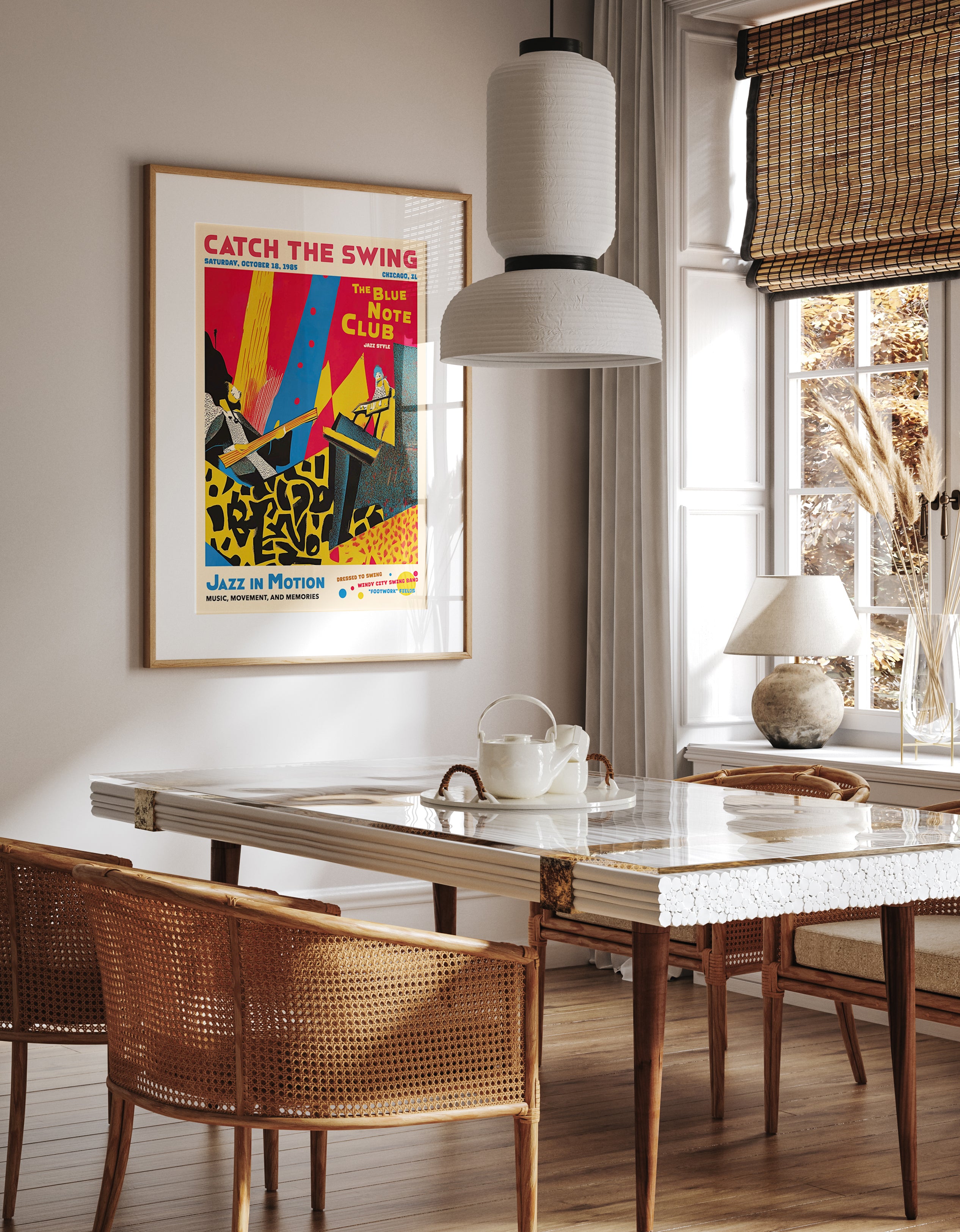 Catch the Swing Jazz Club Poster Print