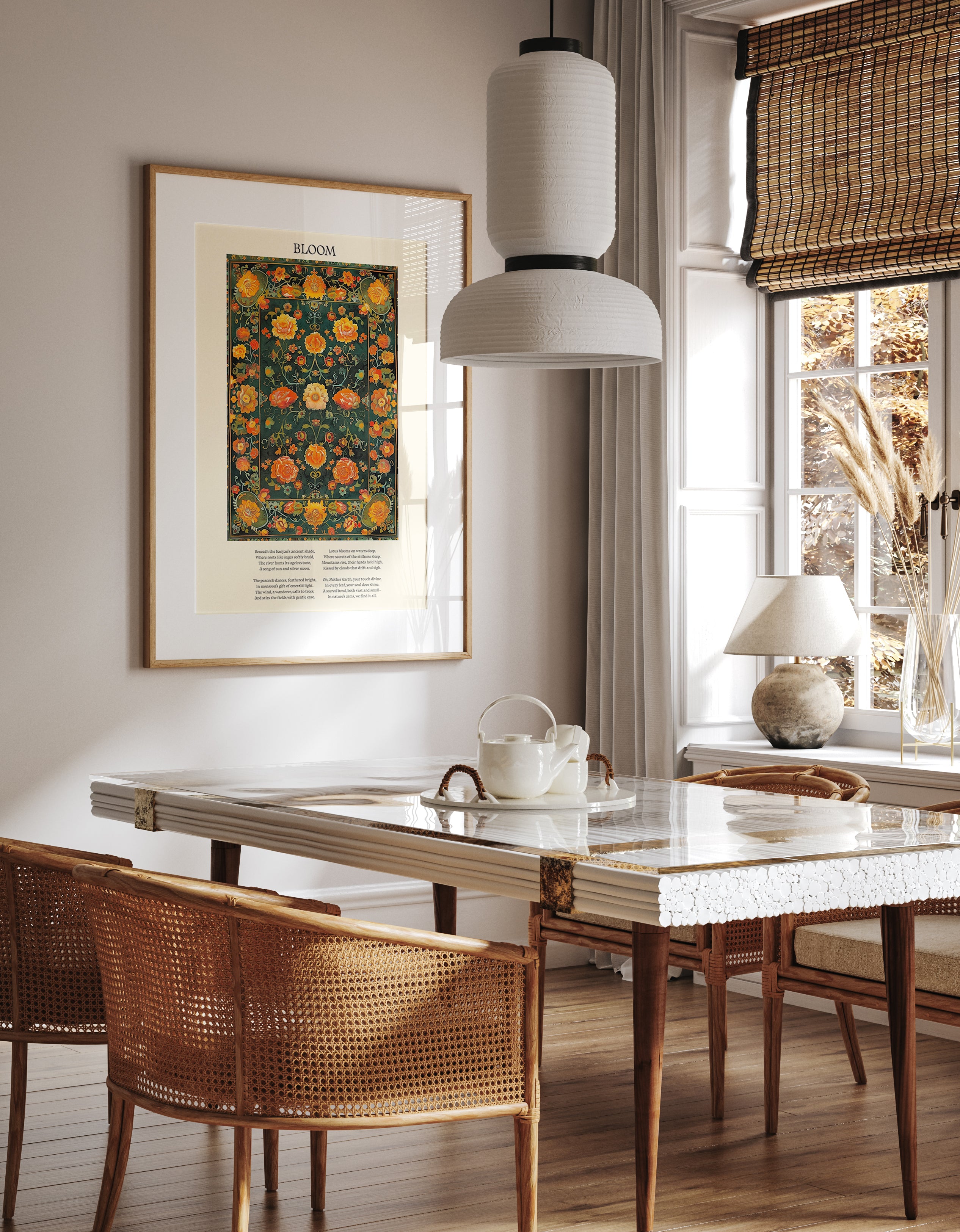 Floral Tapestry Botanical Print