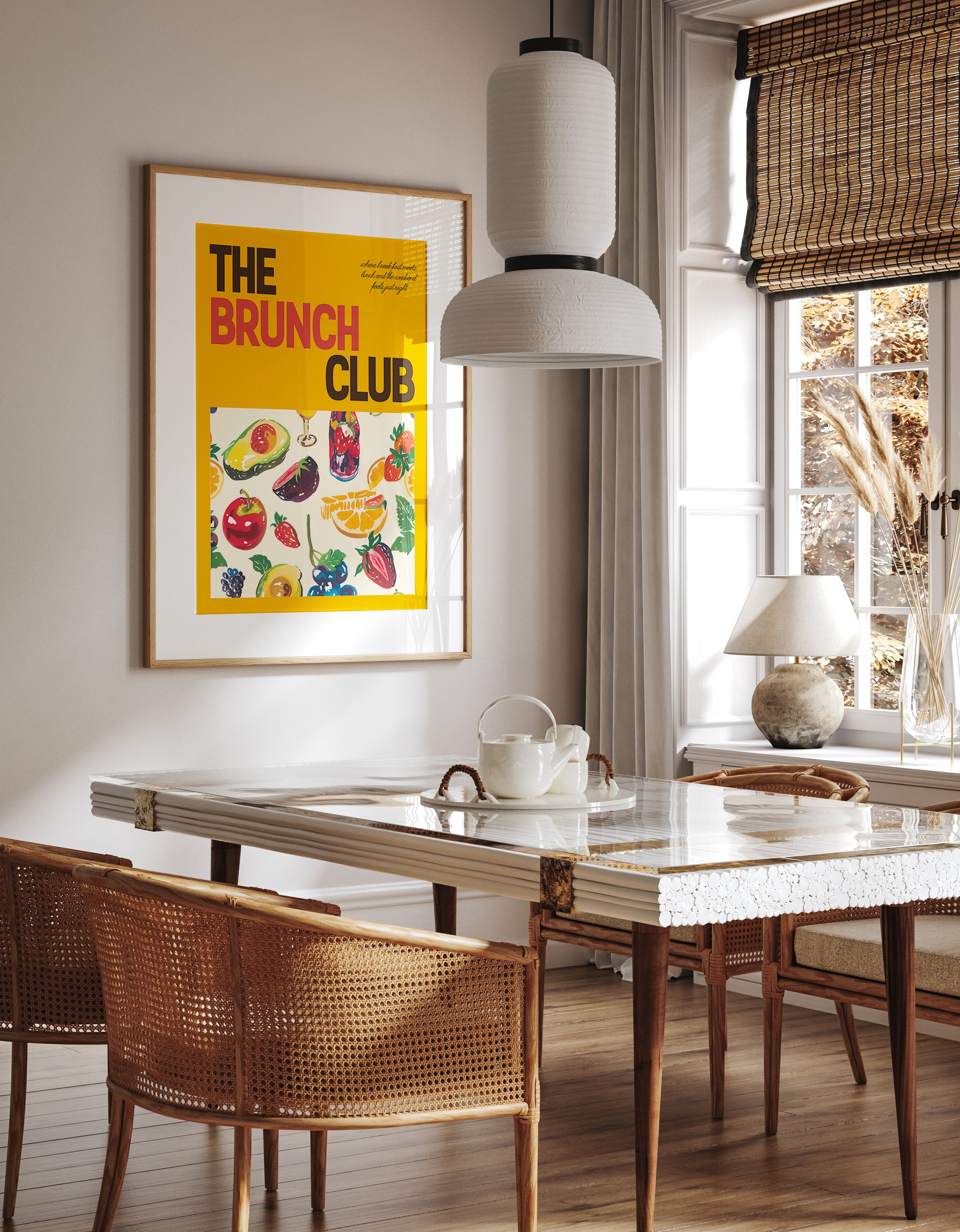The Brunch Club Kitchen Wall Art Print