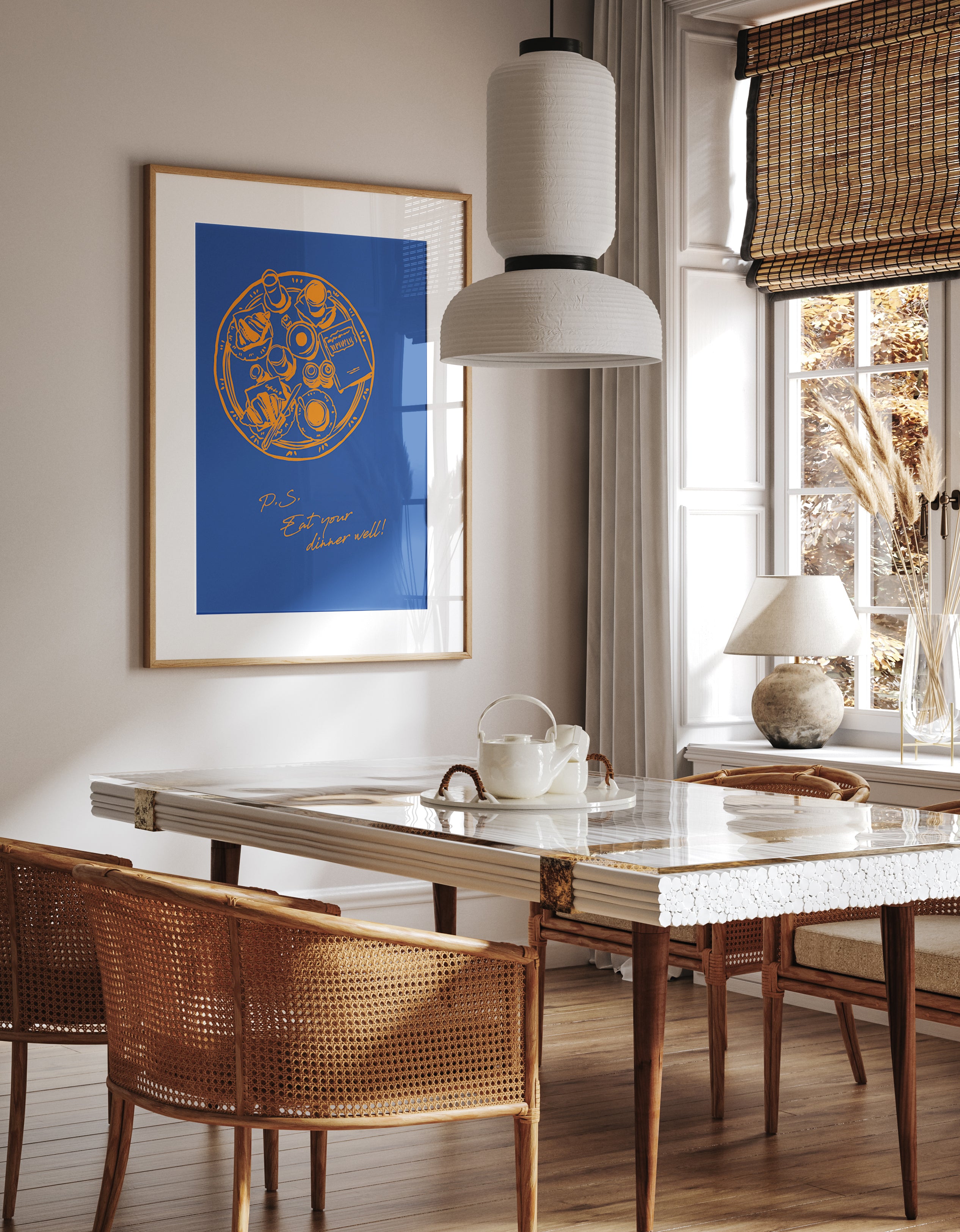 Eat Your Dinner Well Kitchen Art