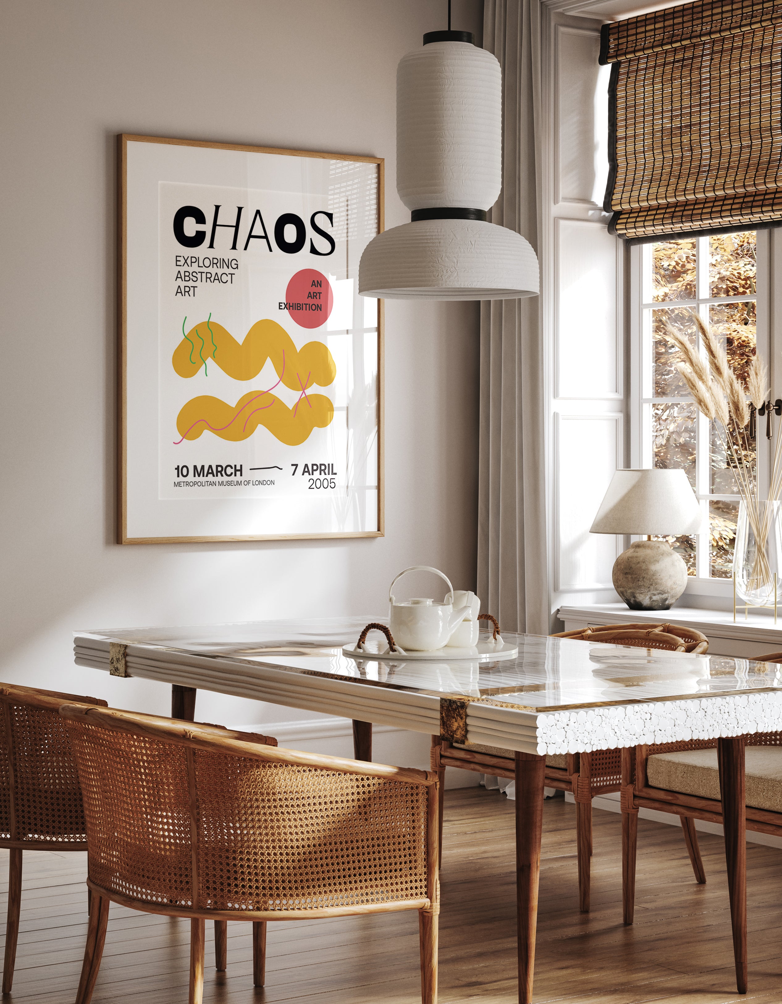 2005 London Abstract Print