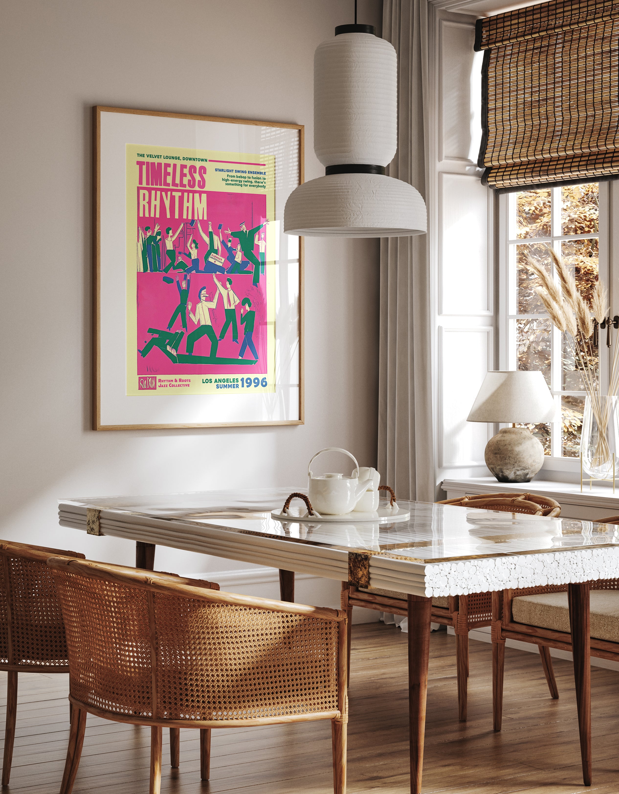 Timeless Rhythm Jazz Festival Poster Print