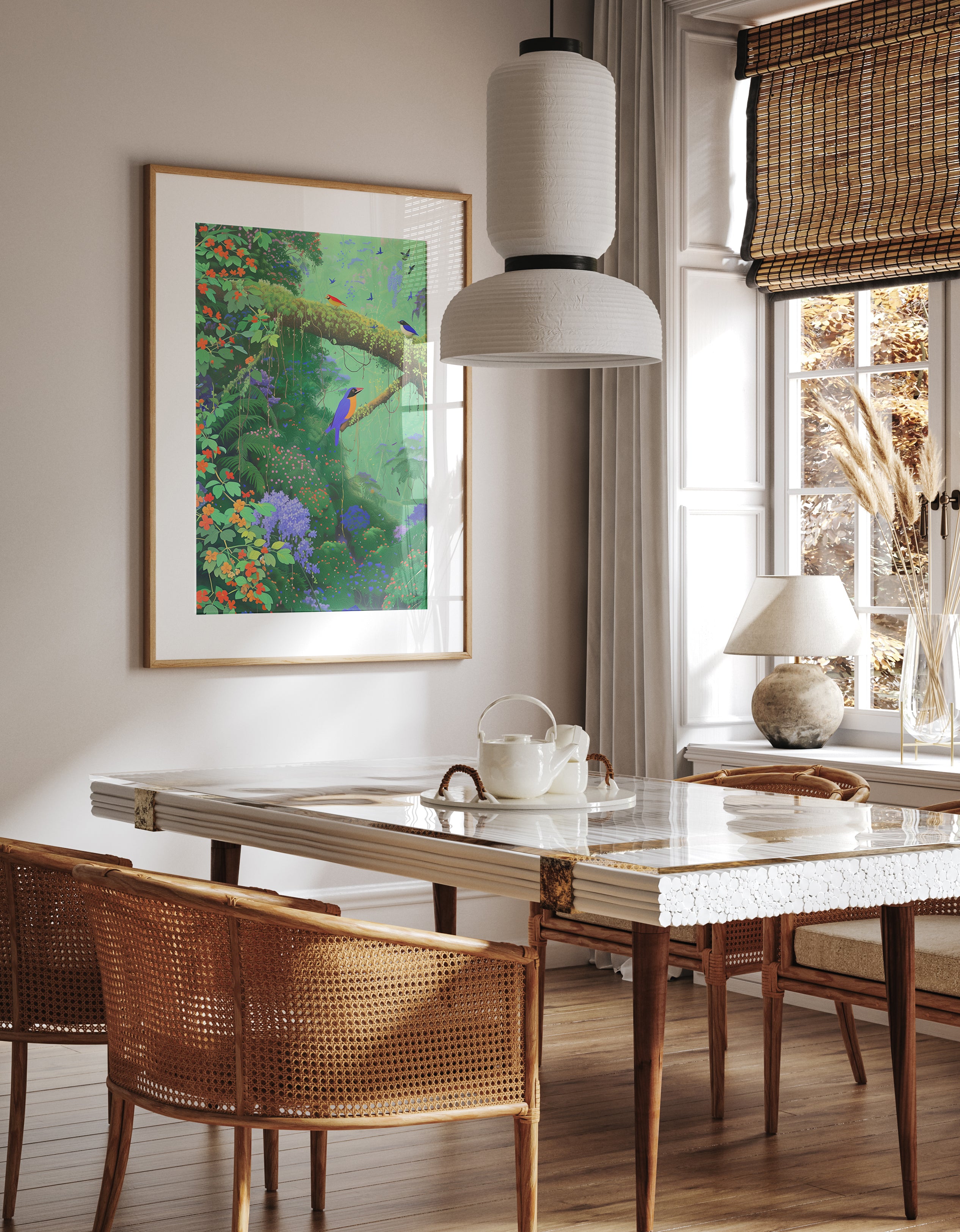 Enchanted Jungle Birds Print