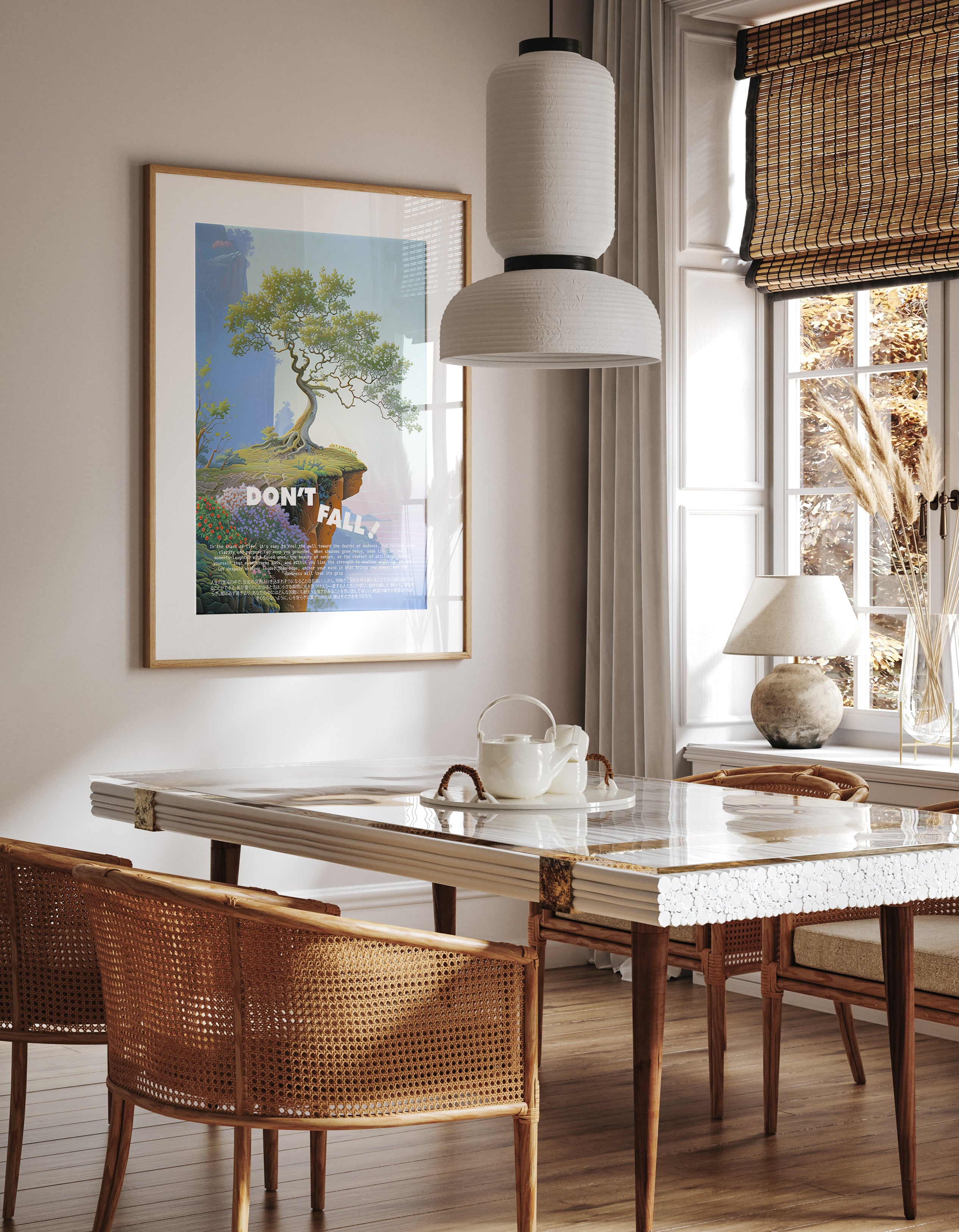 Cliffside Tree Resilience Print
