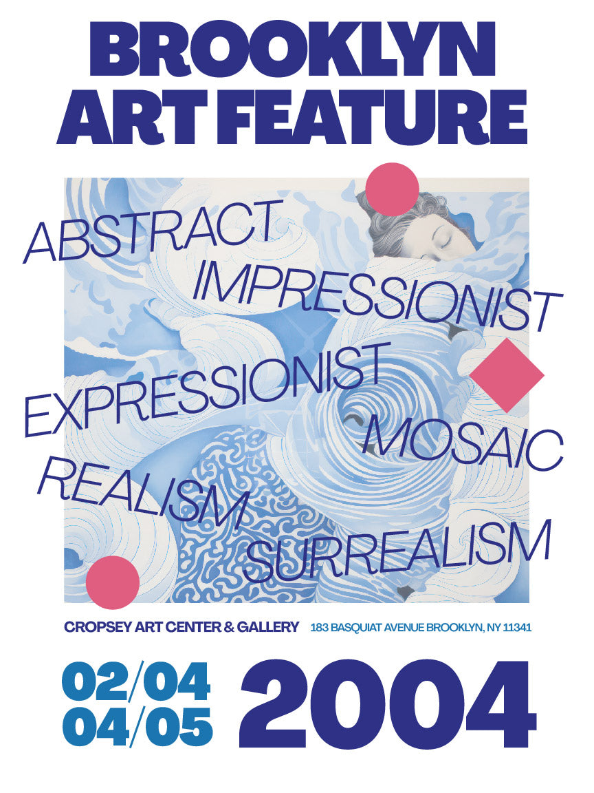 Affiche de reportage artistique de Brooklyn 2004