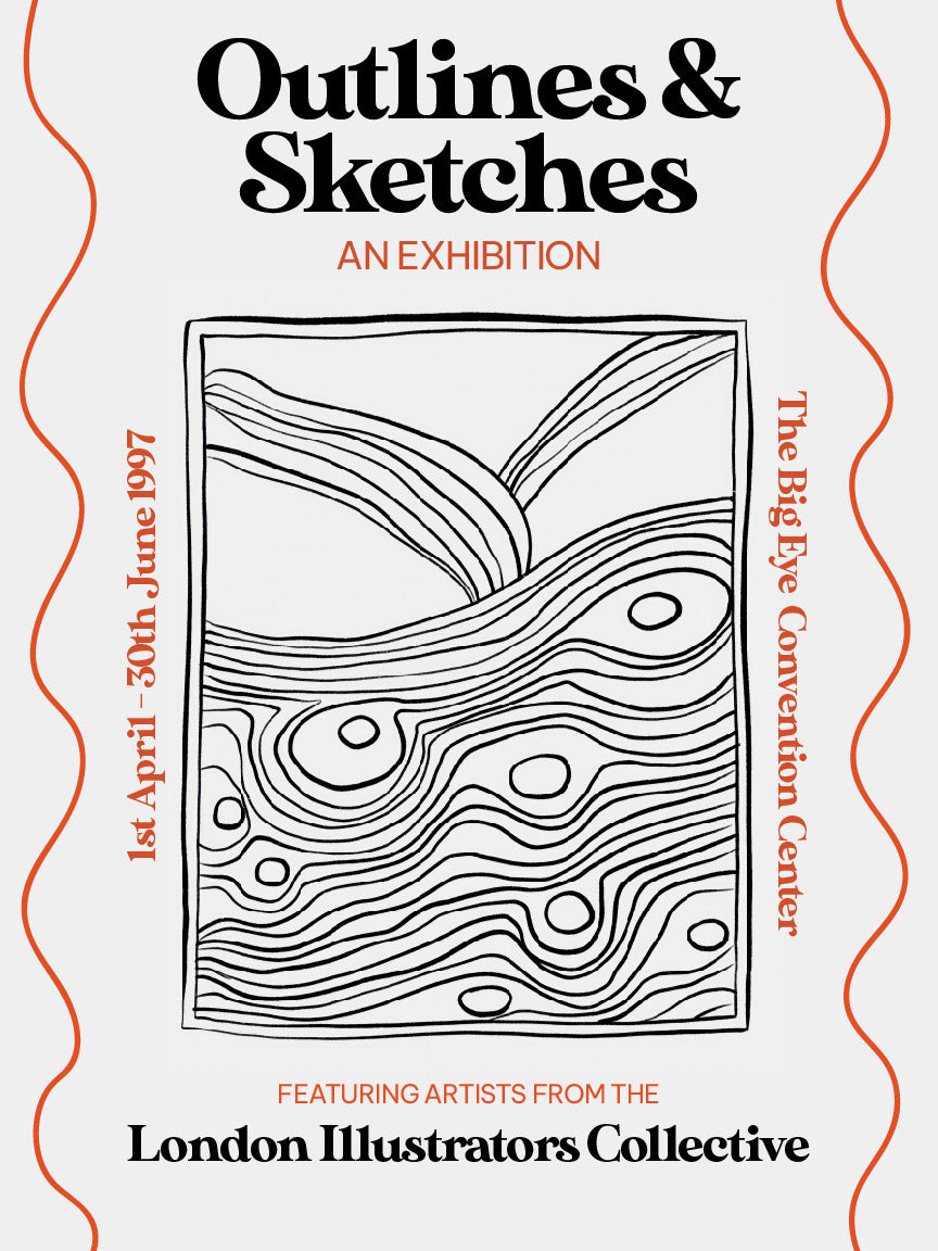 Outlines & Sketches Abstract Print