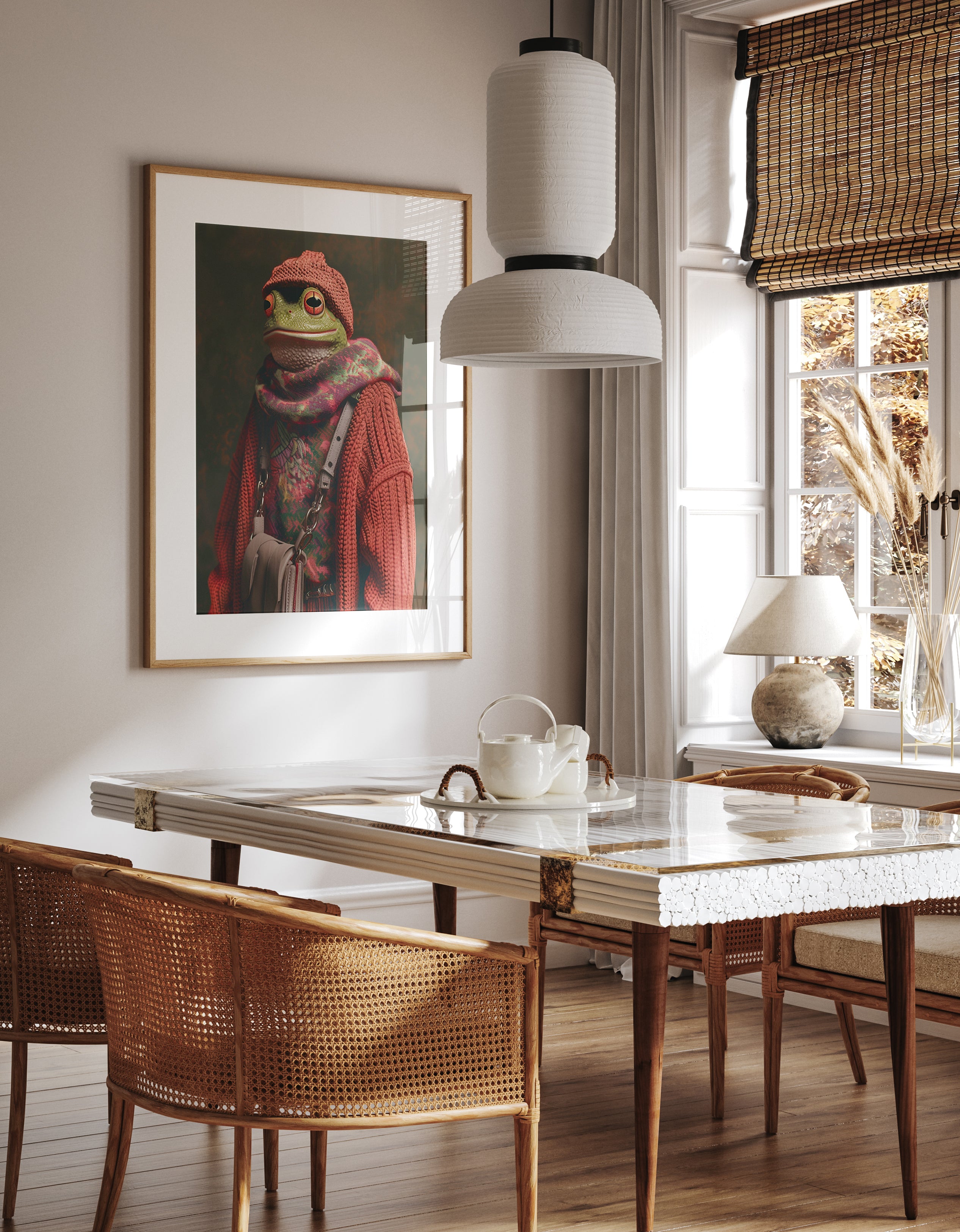 Frog Portrait Art