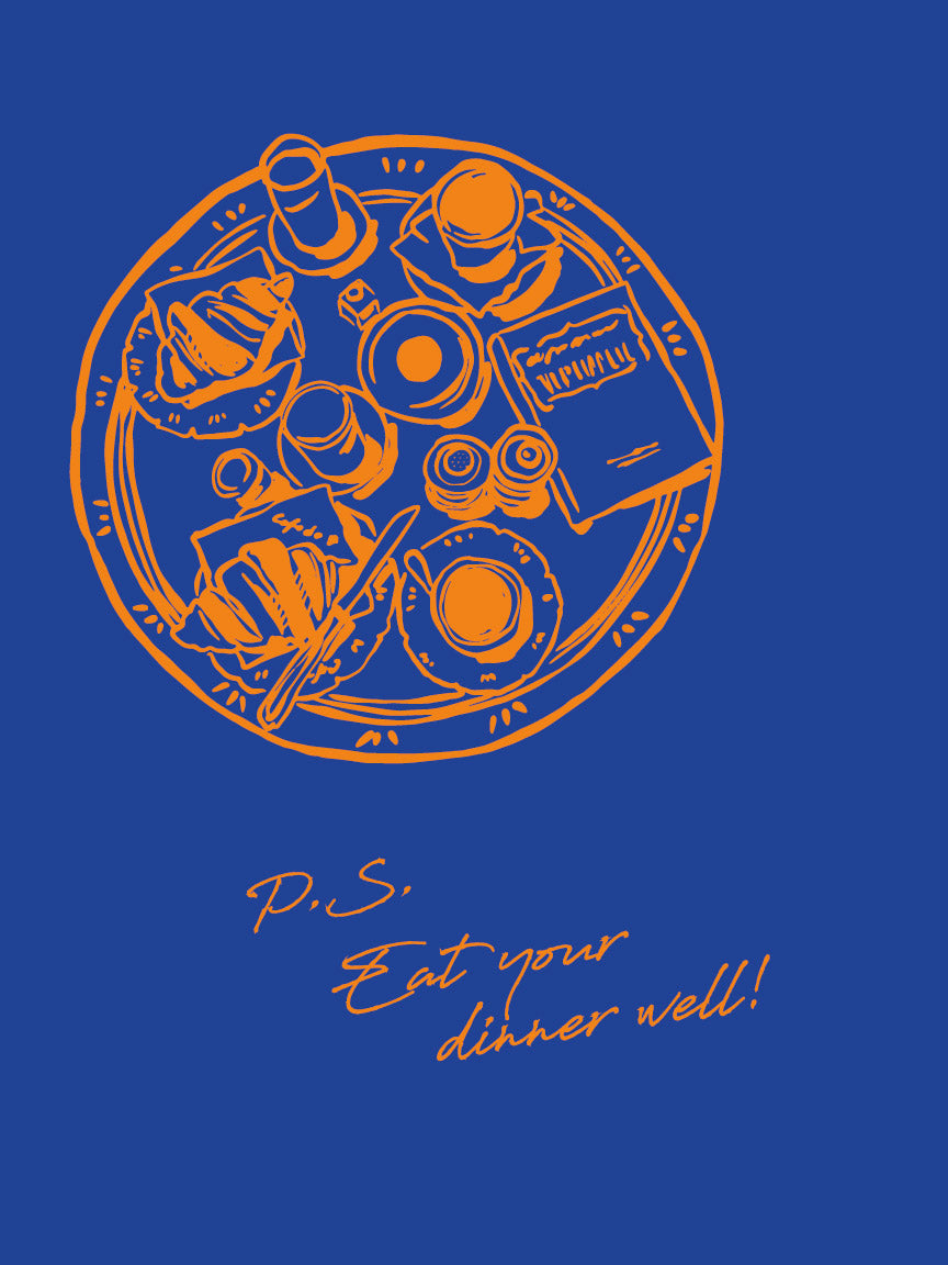 Eat Your Dinner Well Kitchen Art