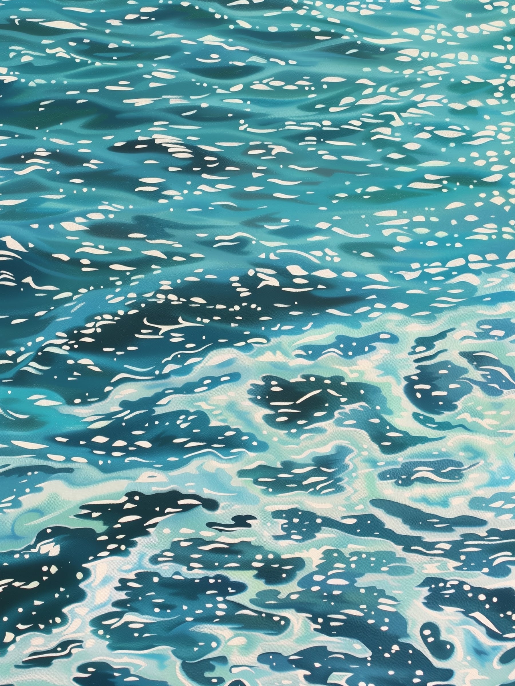 Tranquil Ocean Reflections Art Print