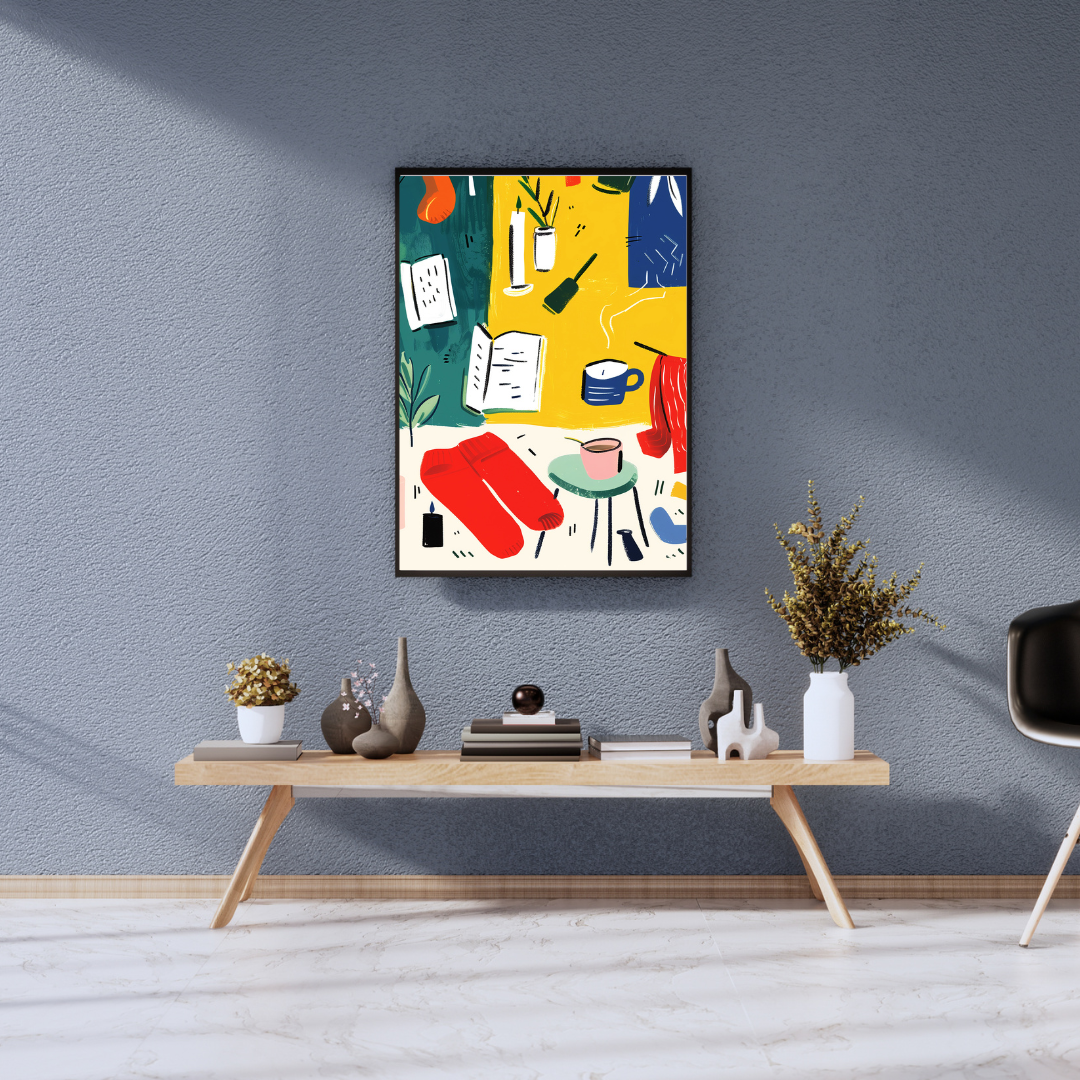 Hygge Inspired Cozy Moments Print