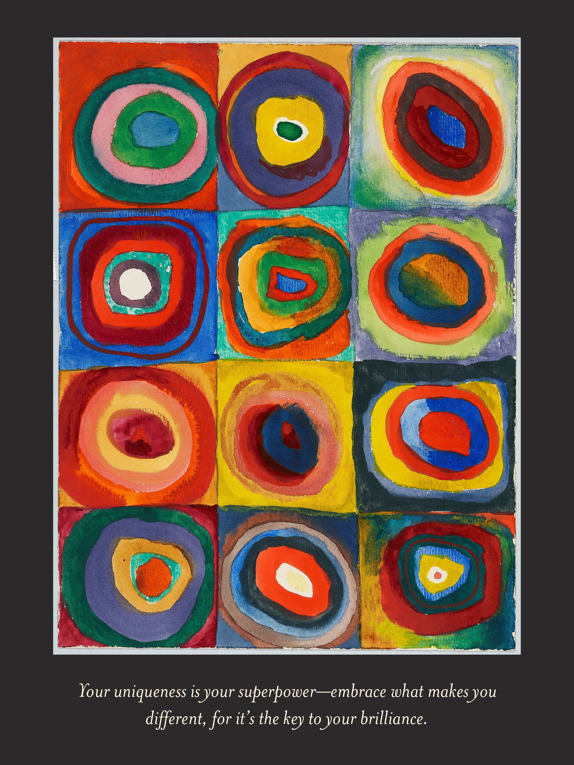 Ihre Einzigartigkeit ist Ihre Superkraft Druck