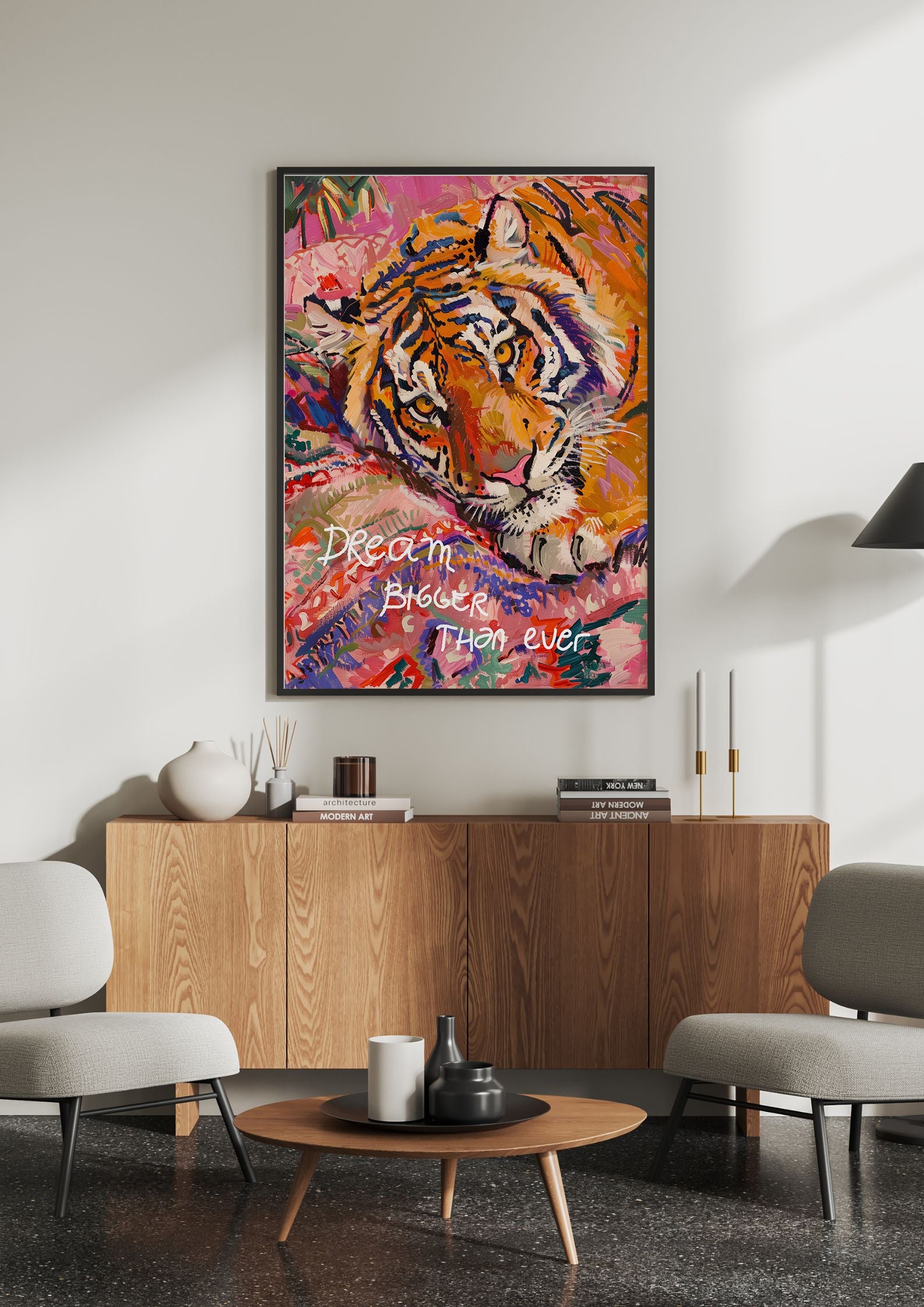 Träume größer als je zuvor Druck