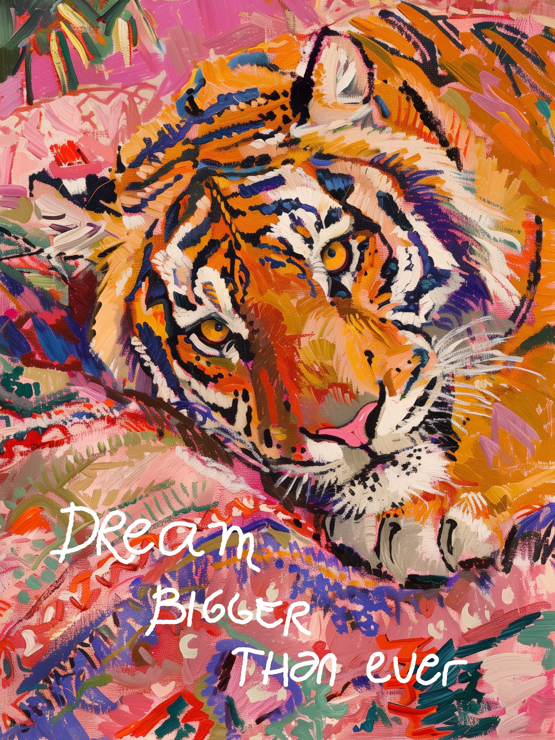 Träume größer als je zuvor Druck