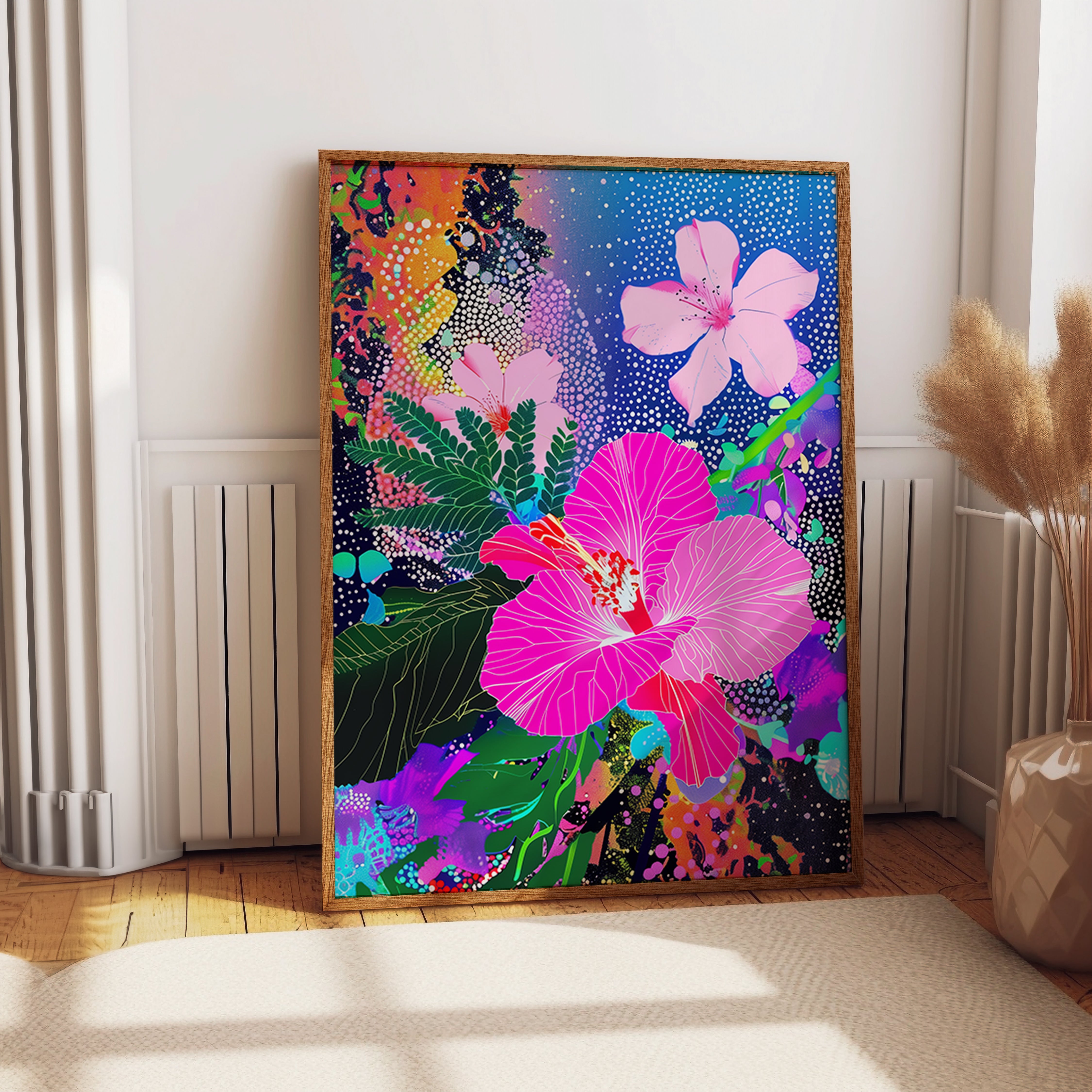Vibrant Floral Botanical Print
