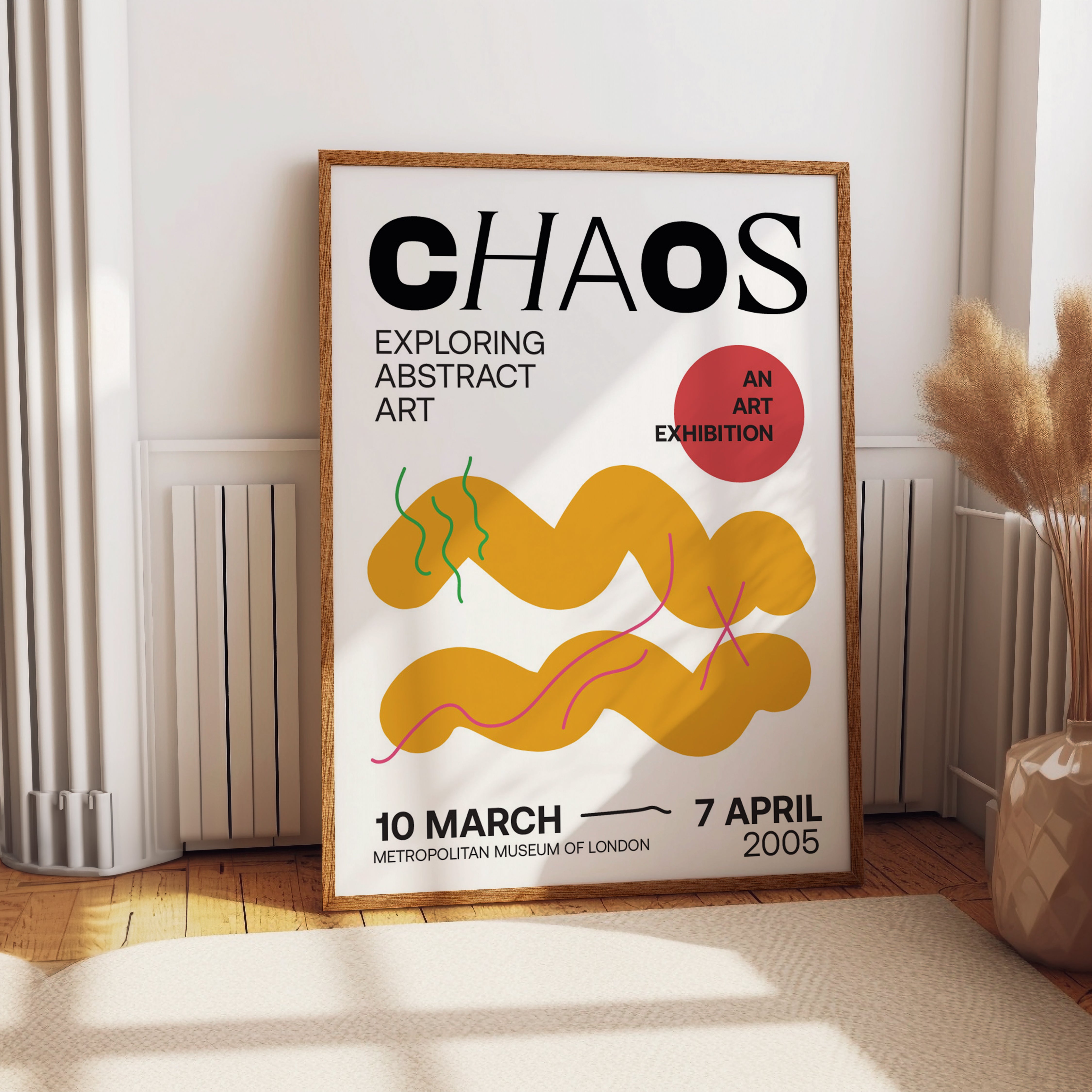 2005 London Abstrakter Druck