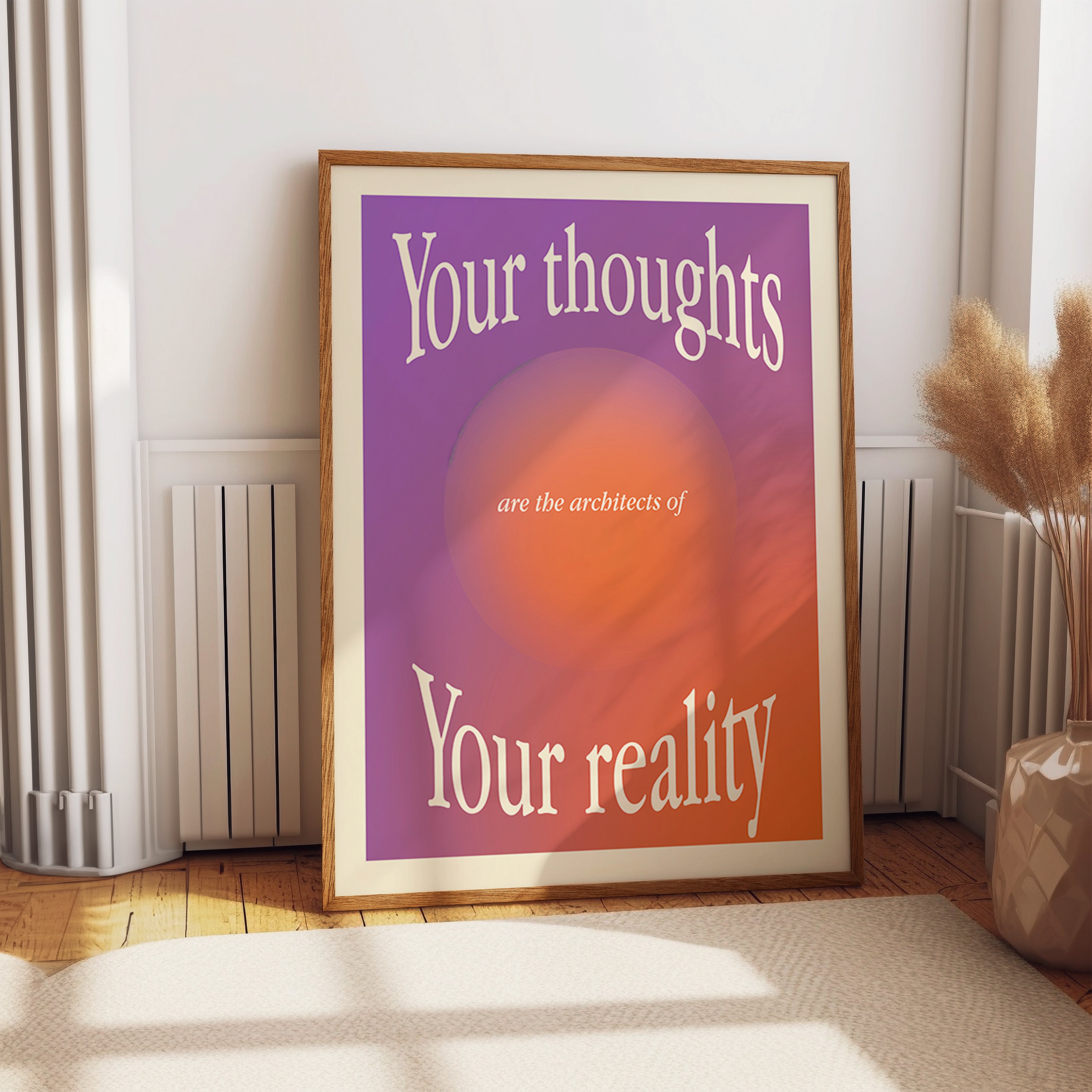 Inspirational Quote Art Print – Gradient Motivational Poster
