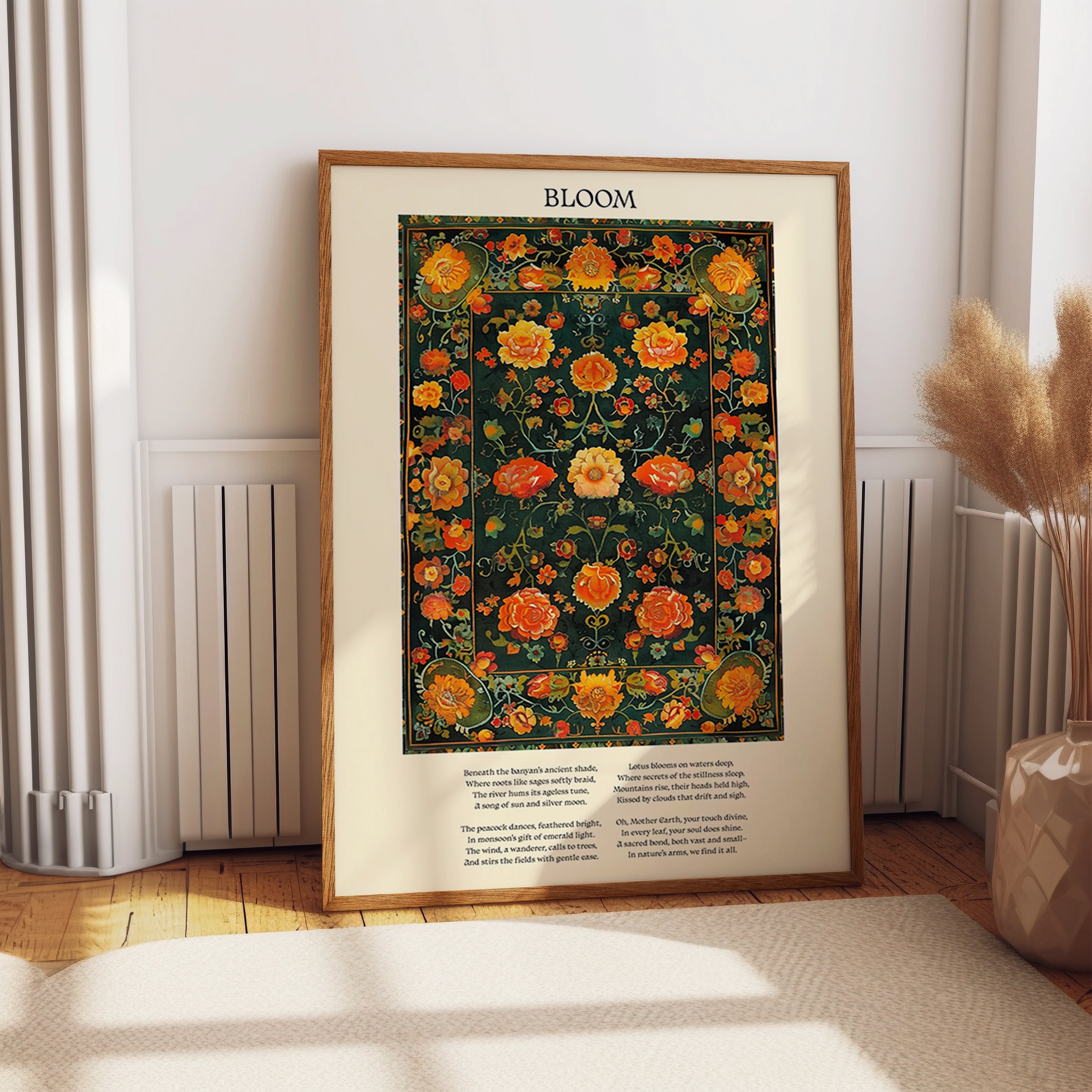 Floral Tapestry Botanical Print