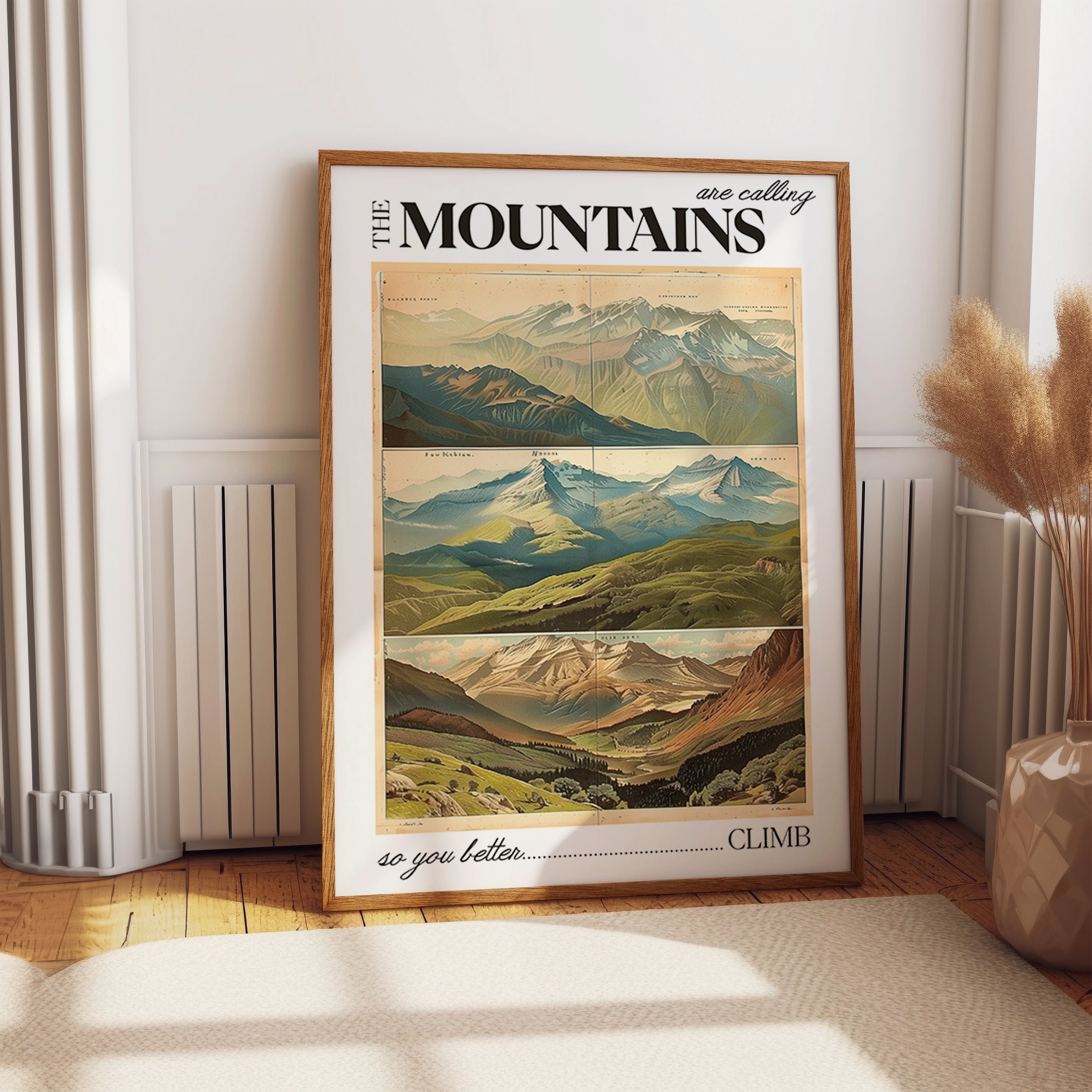 Classic Mountain Landscapes Print