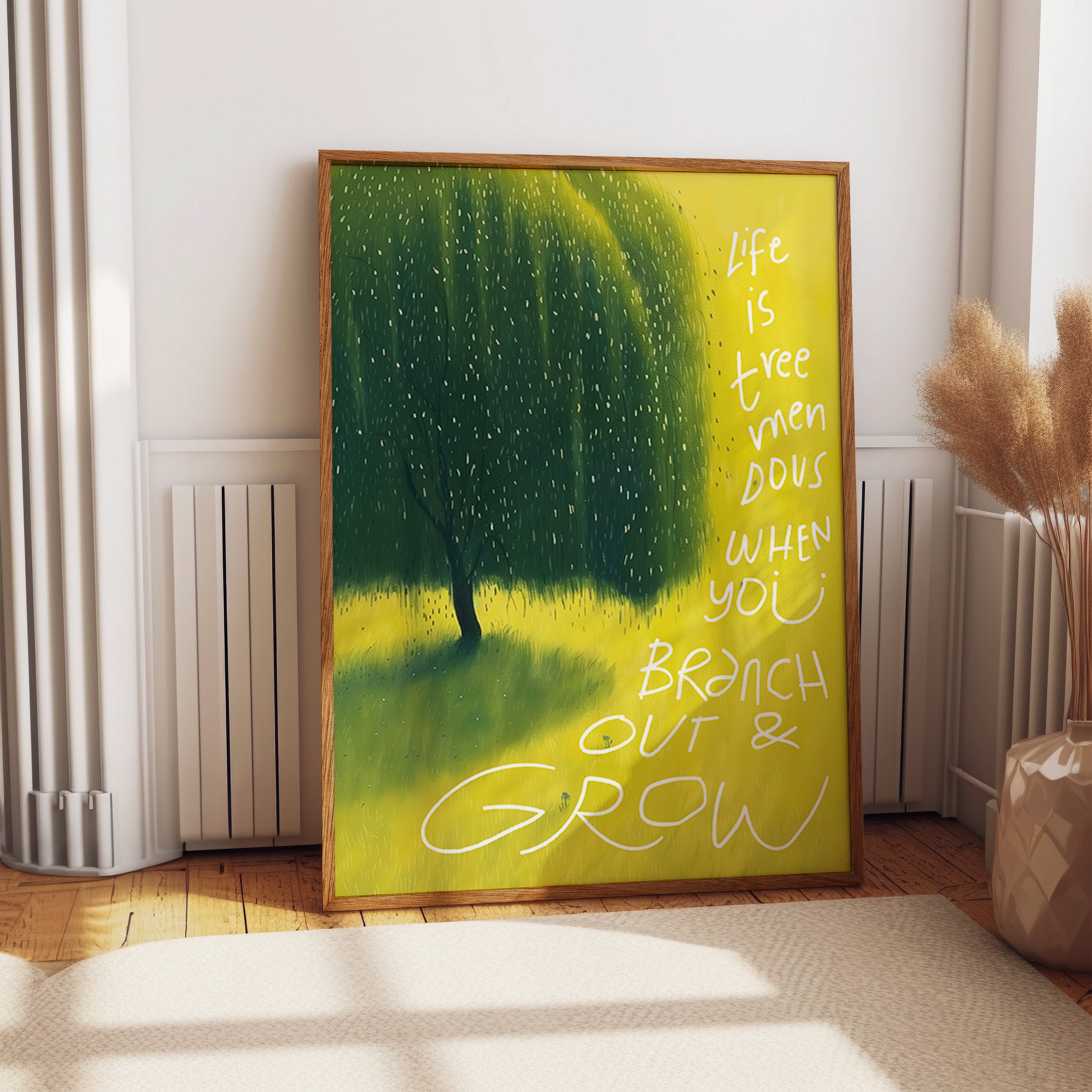 Inspirational Tree Growth Quote Print