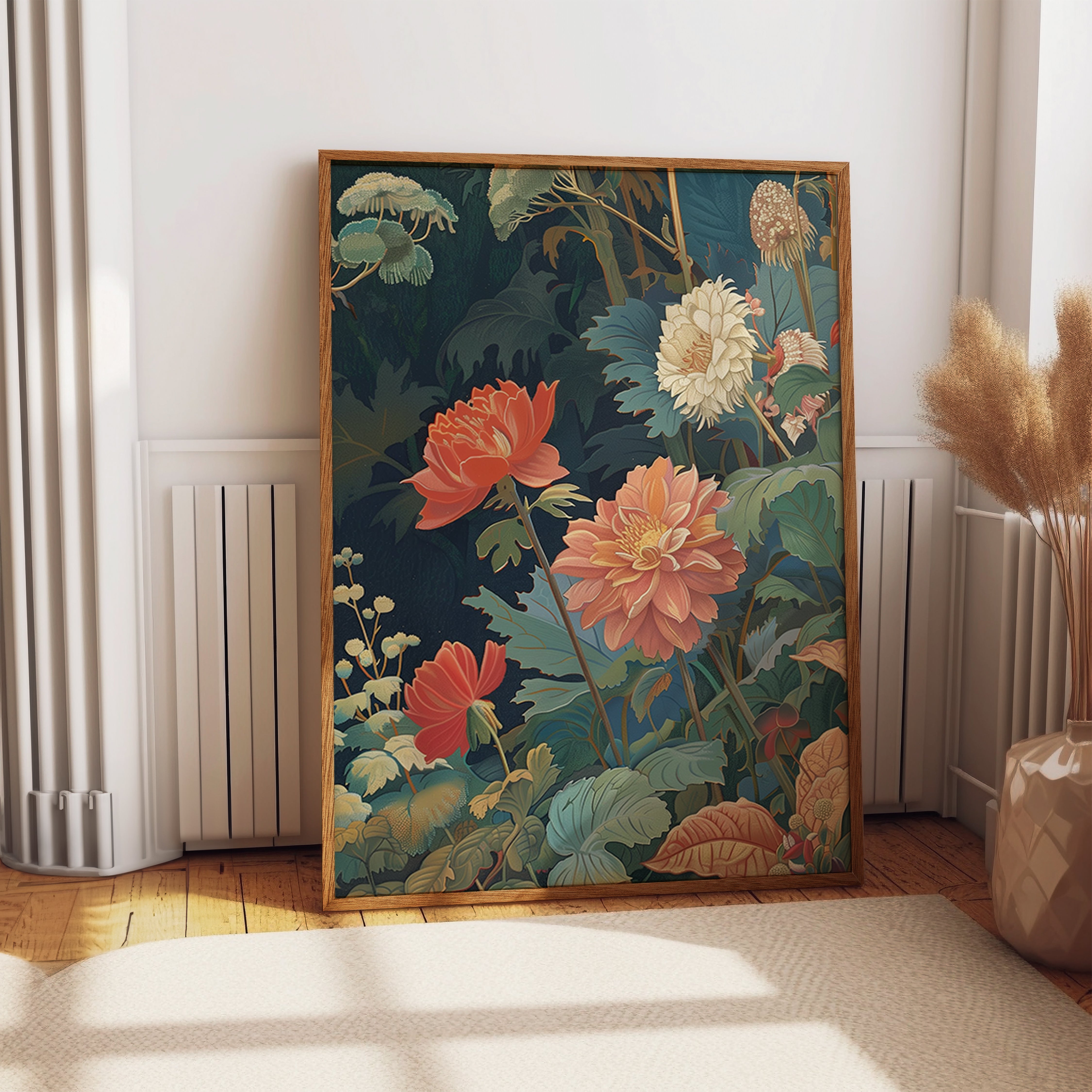 Enchanted Dahlia Garden Print