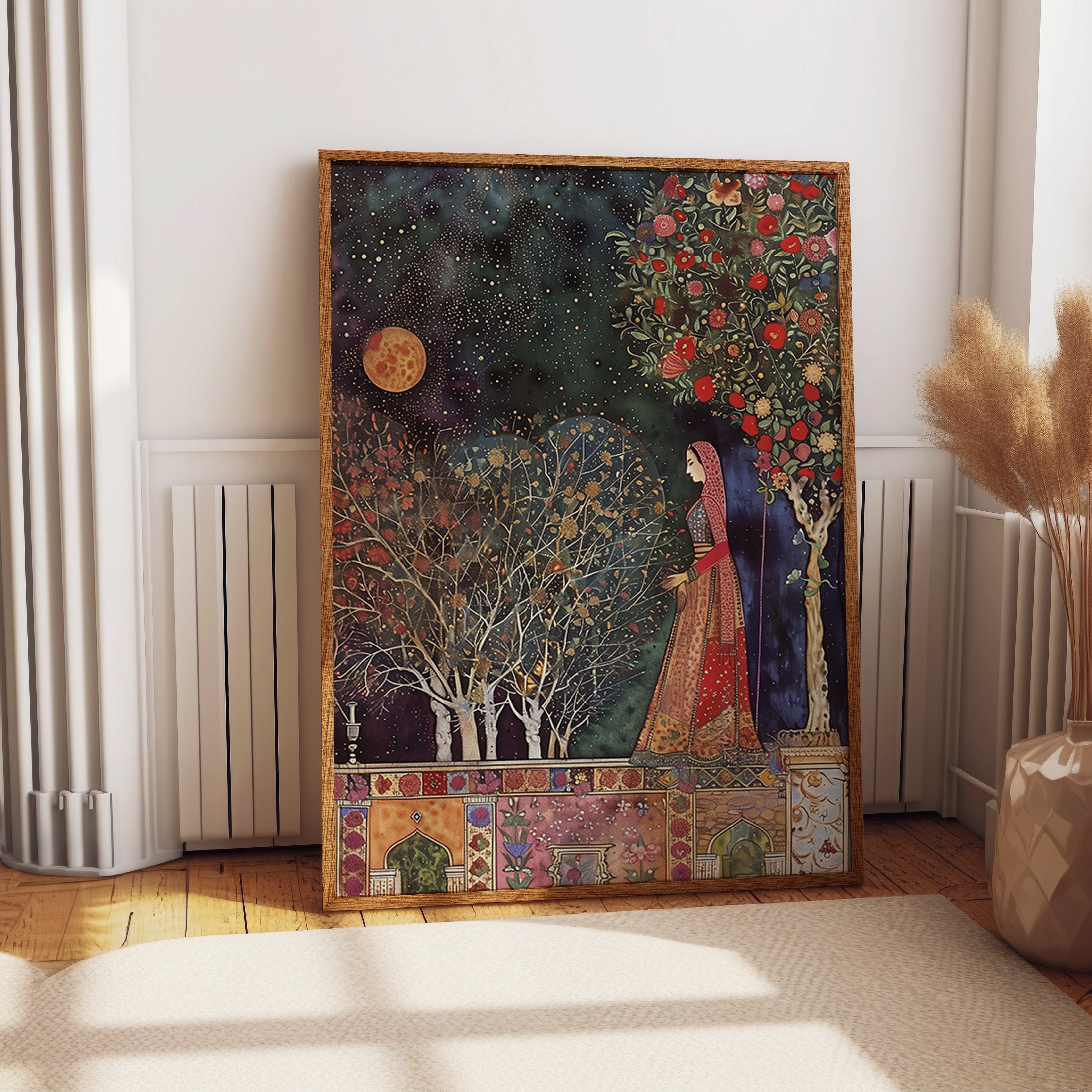 Persian Night Garden Art Print