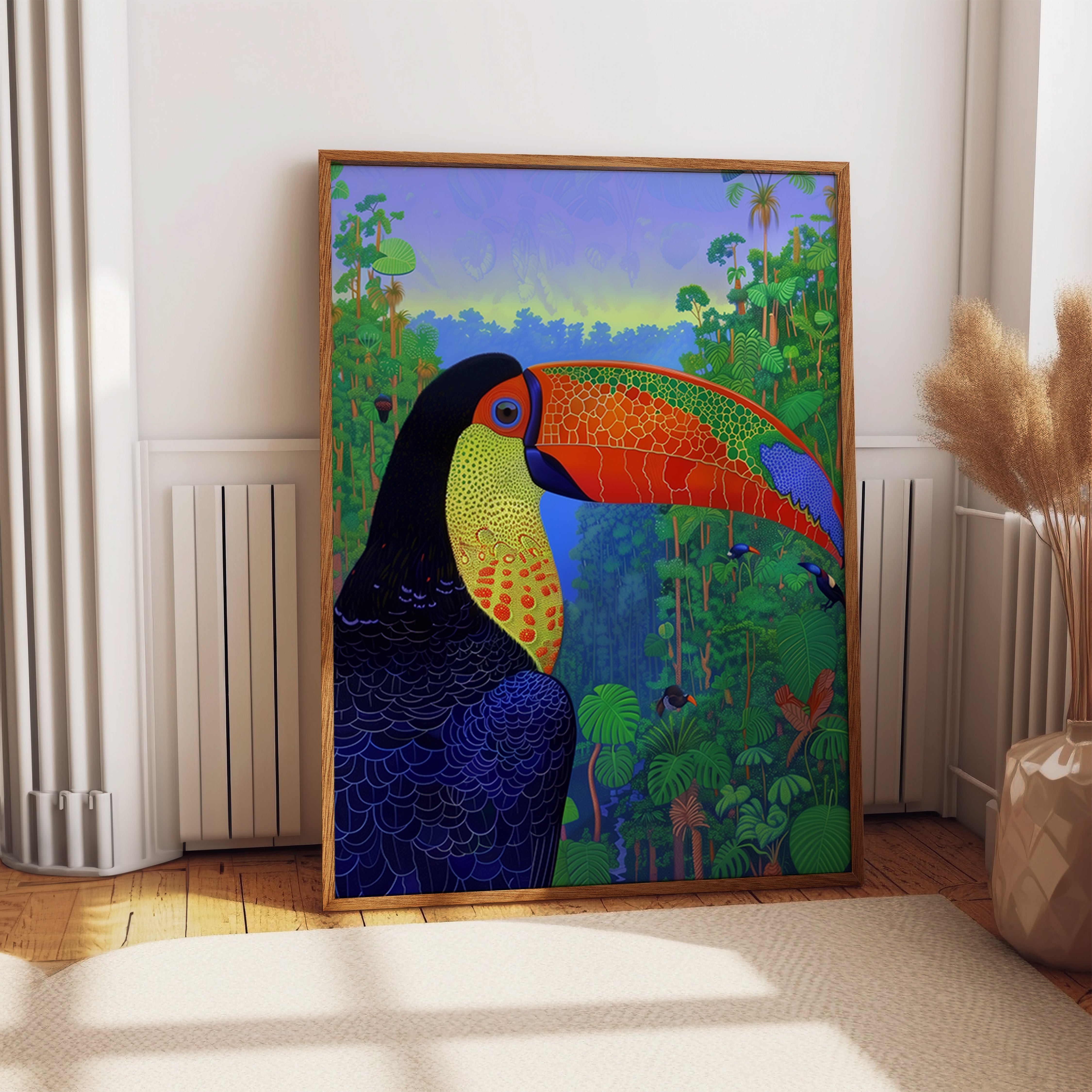 Vibrant Rainforest Toucan Print