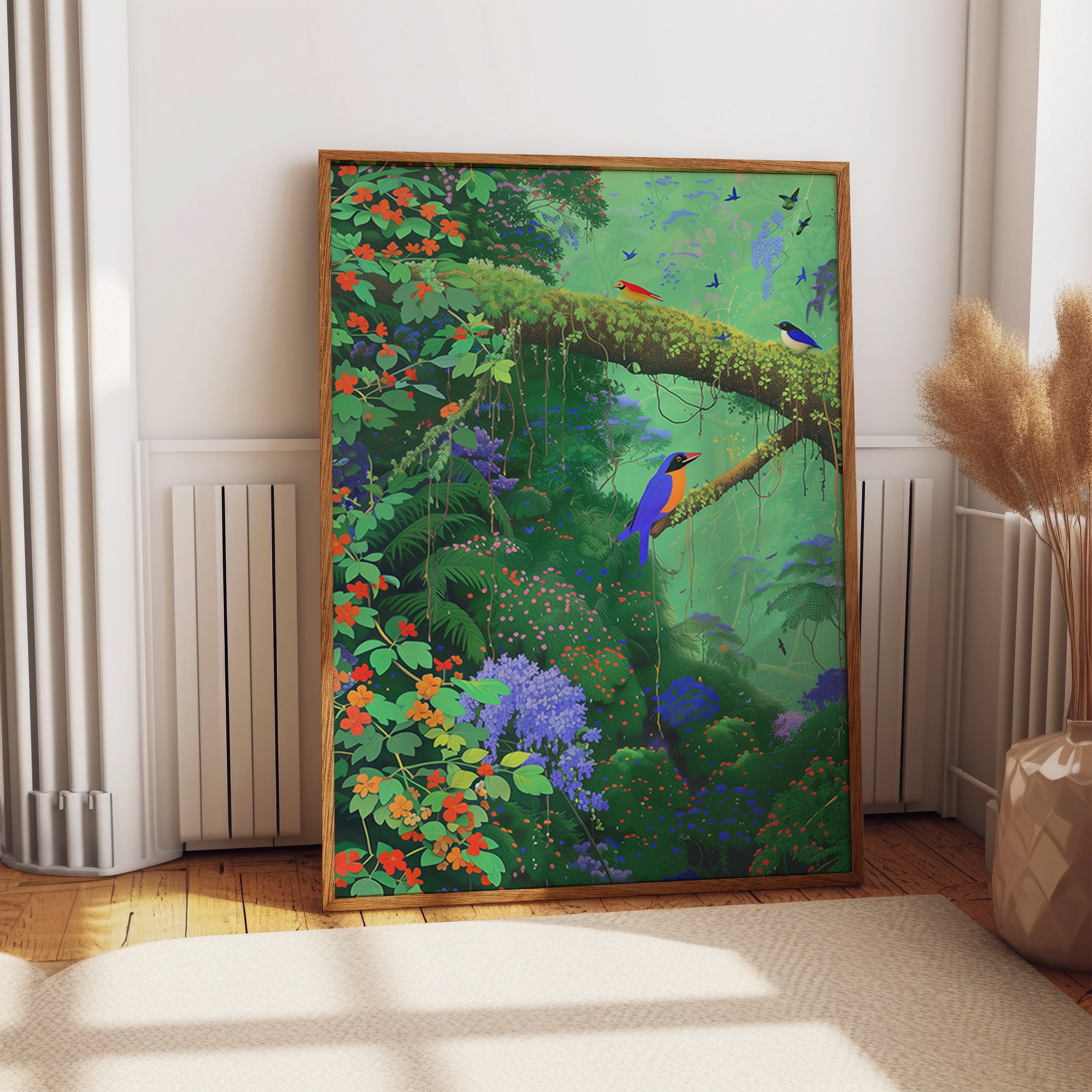 Enchanted Jungle Birds Print