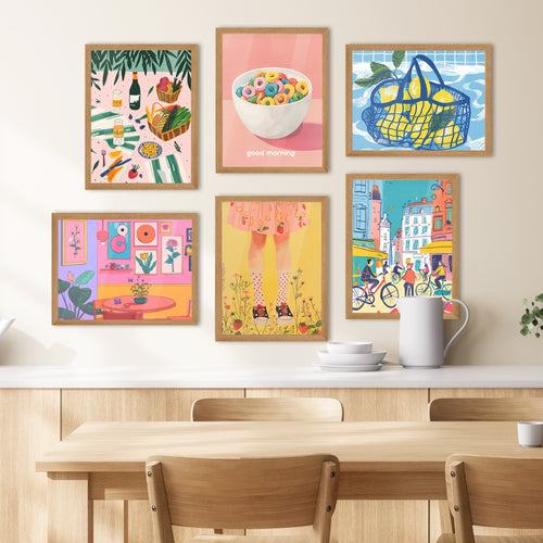 Lifestyle & Cuisine Galeriewand
