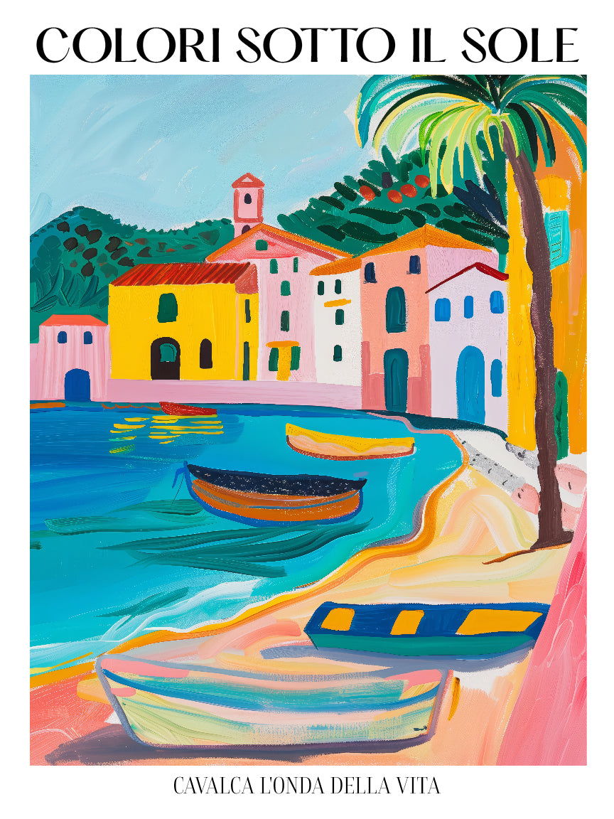 Italian Coastline Print