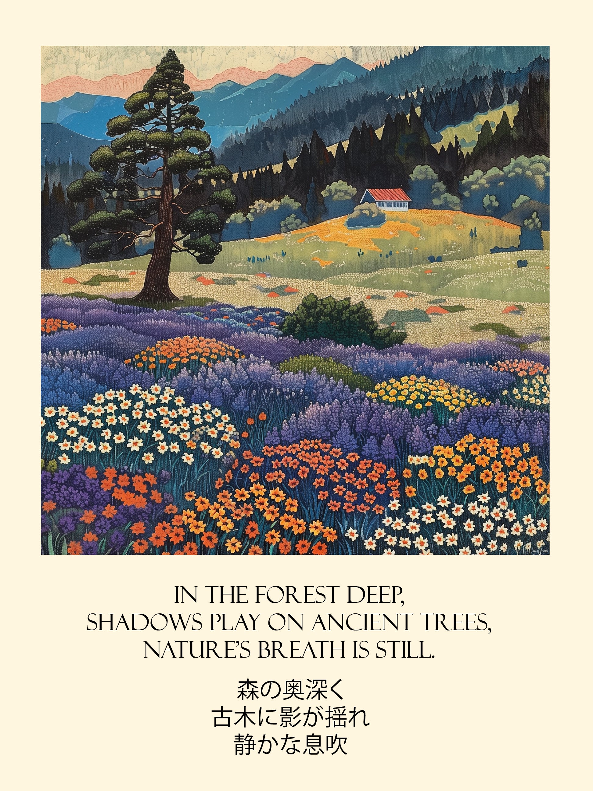 Forest Serenity Landscape Art Print
