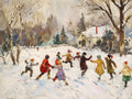 Enfants au pays des merveilles de l'hiver