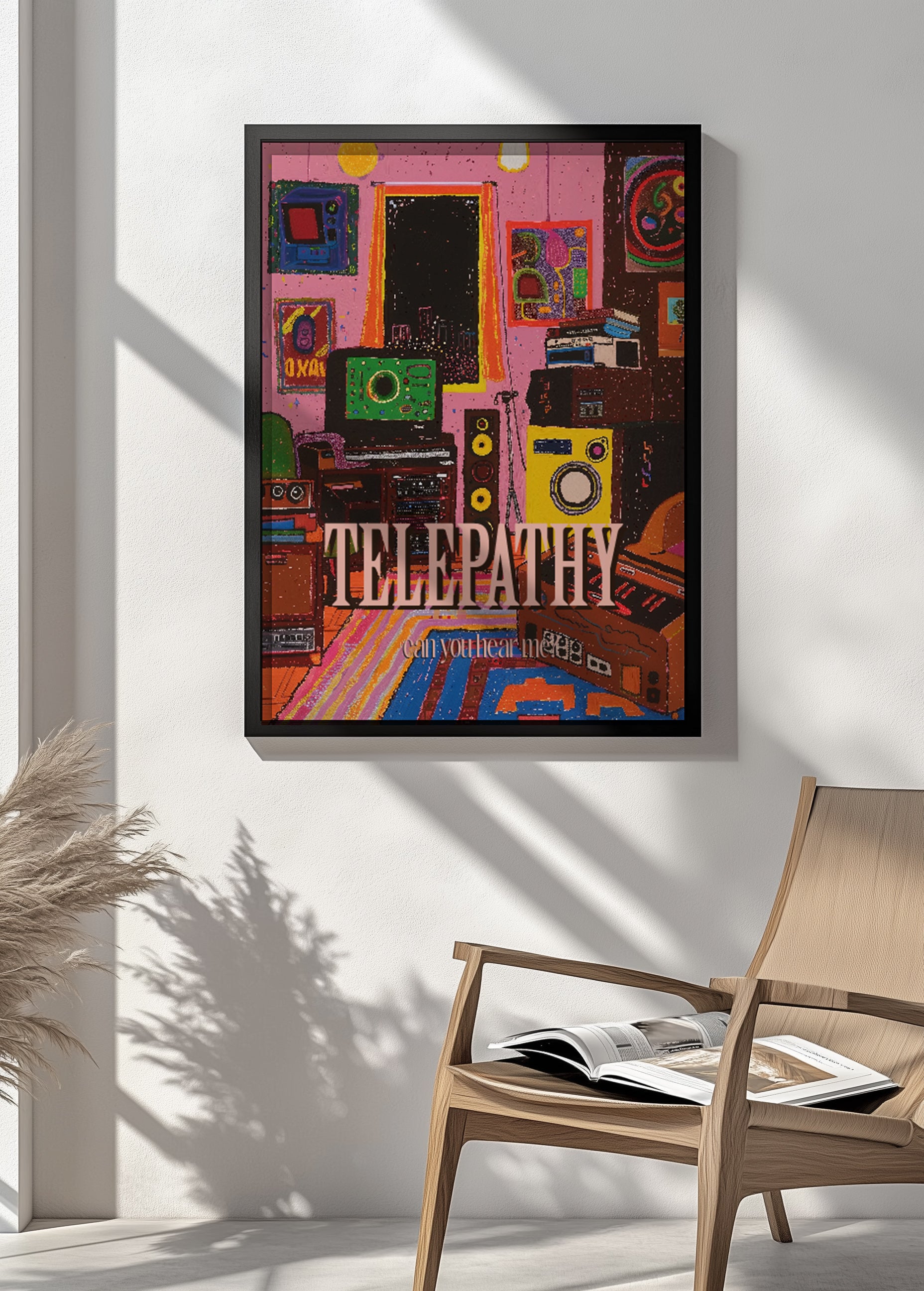 Retro Telepathy Print