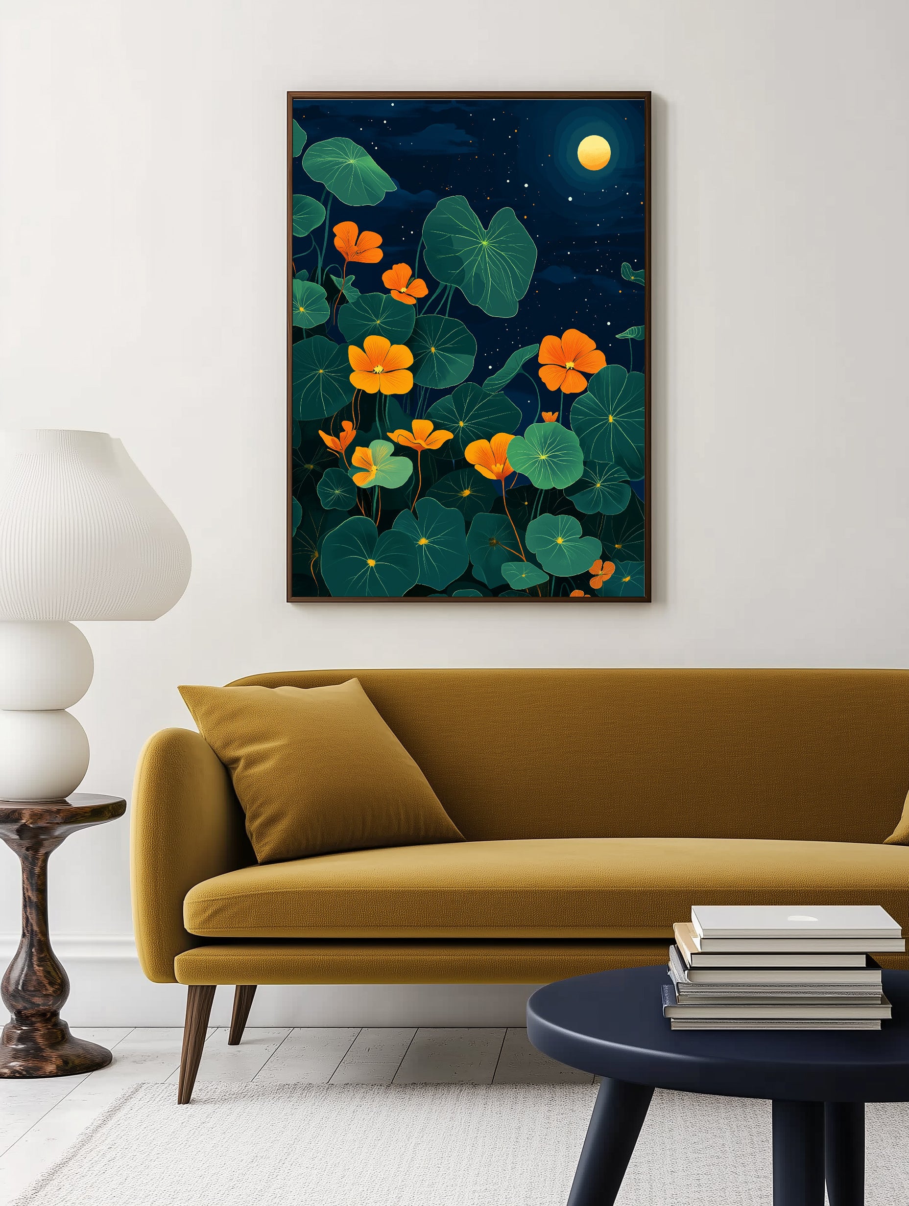 Moonlight Garden Print
