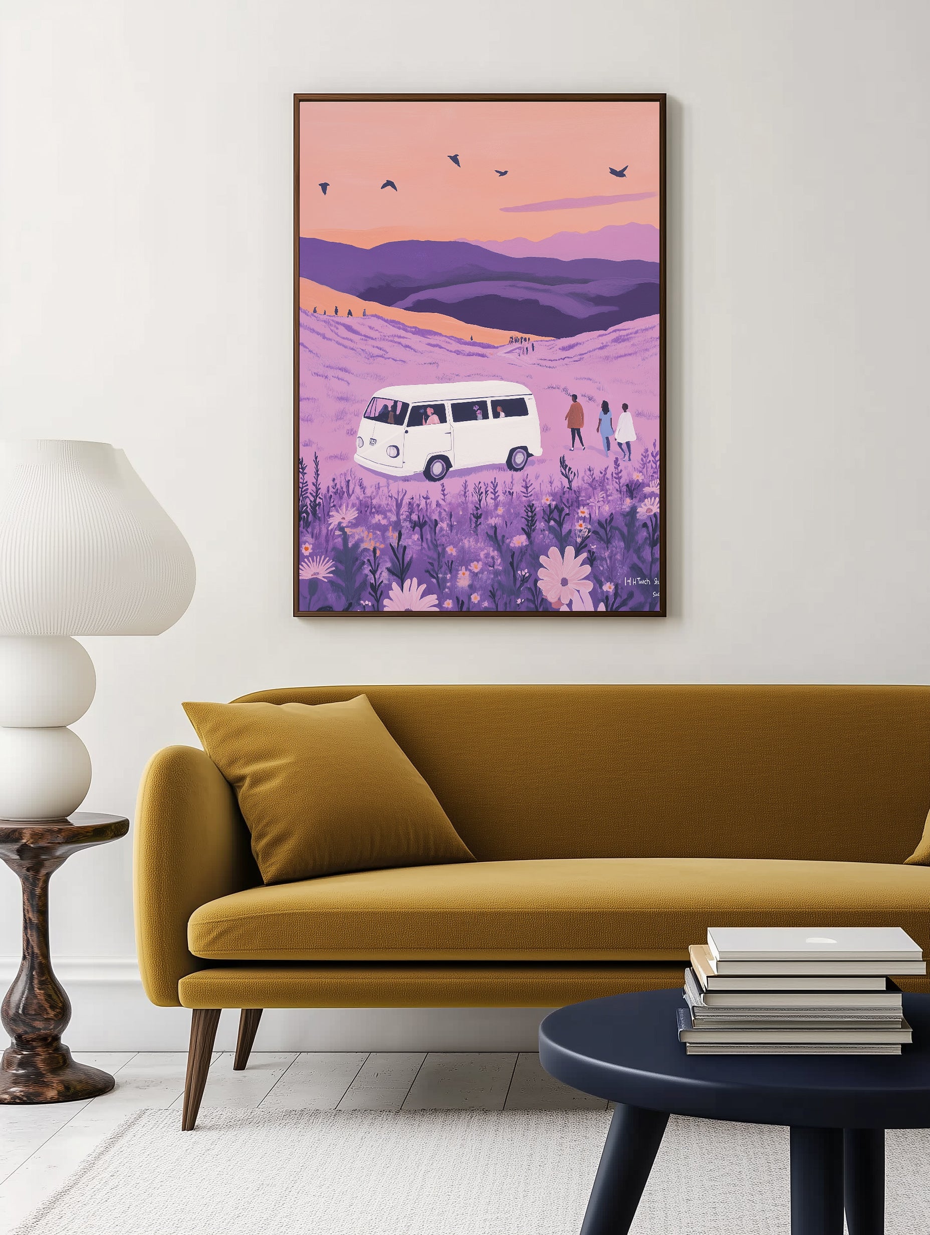 A Colorful Van Life Print