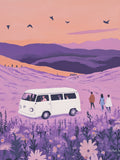 Une impression colorée de Van Life