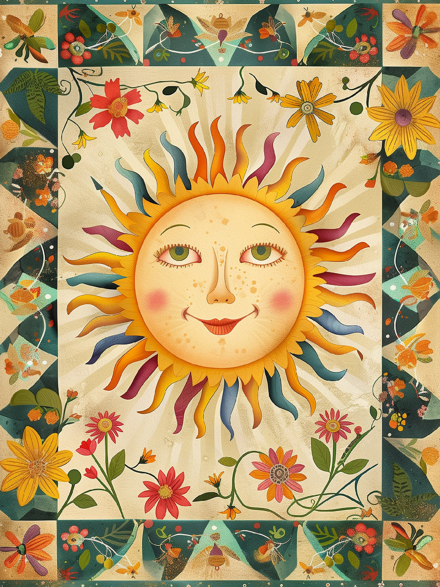 Impression sourire au soleil